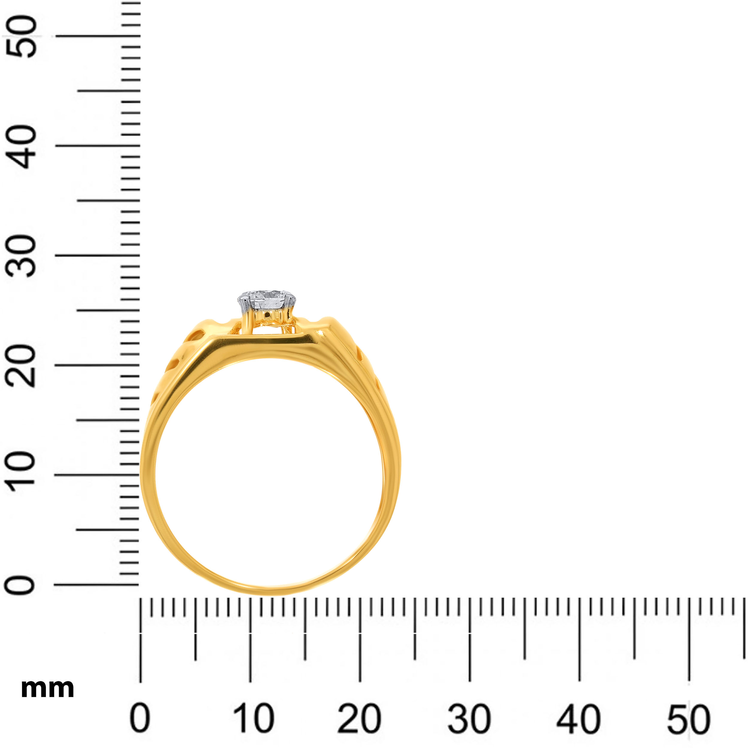 Shiny Connection Men Solitaire Ring - Senco Gold and Diamonds