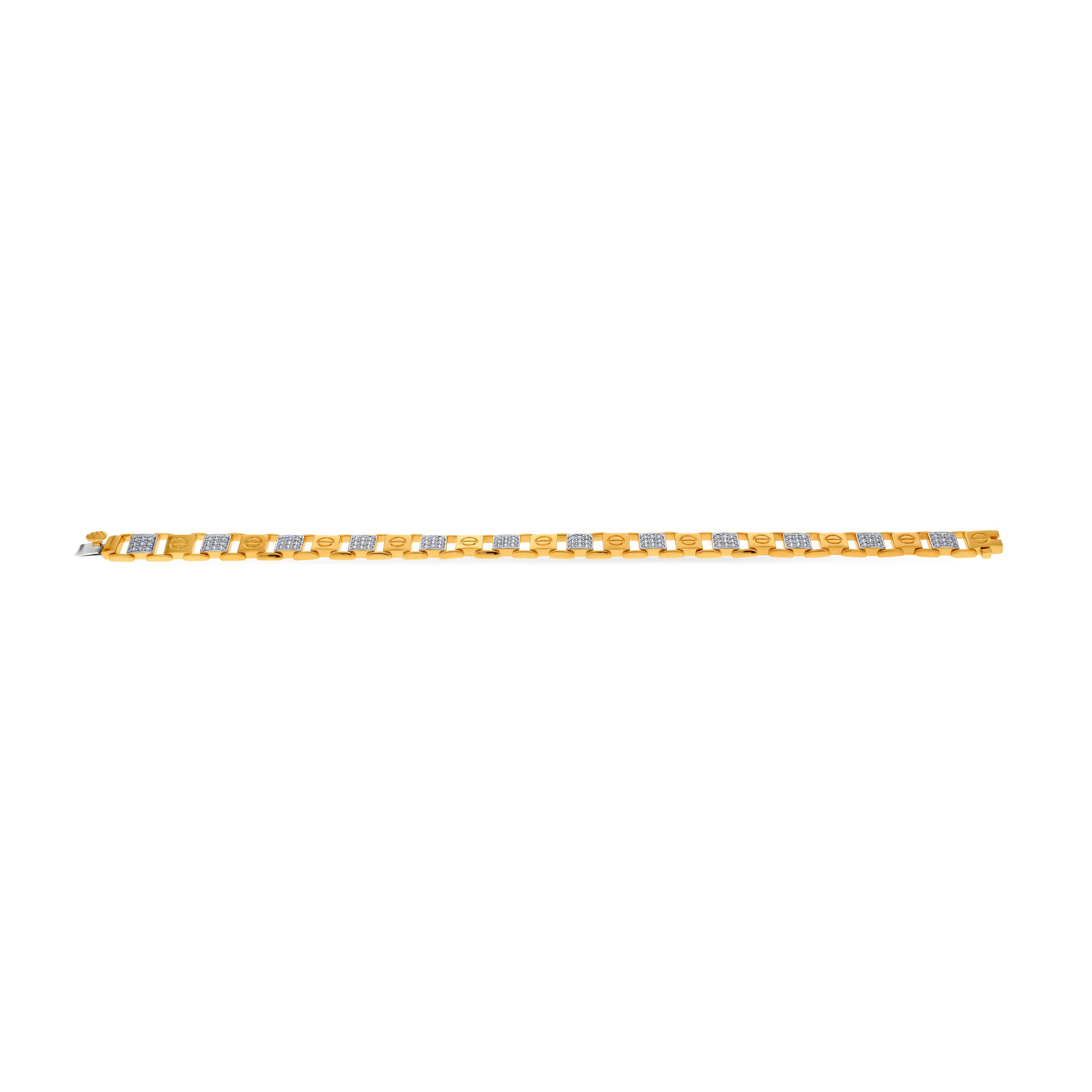 Gleaming Path Men Diamond Wristlet - Senco Gold and Diamonds