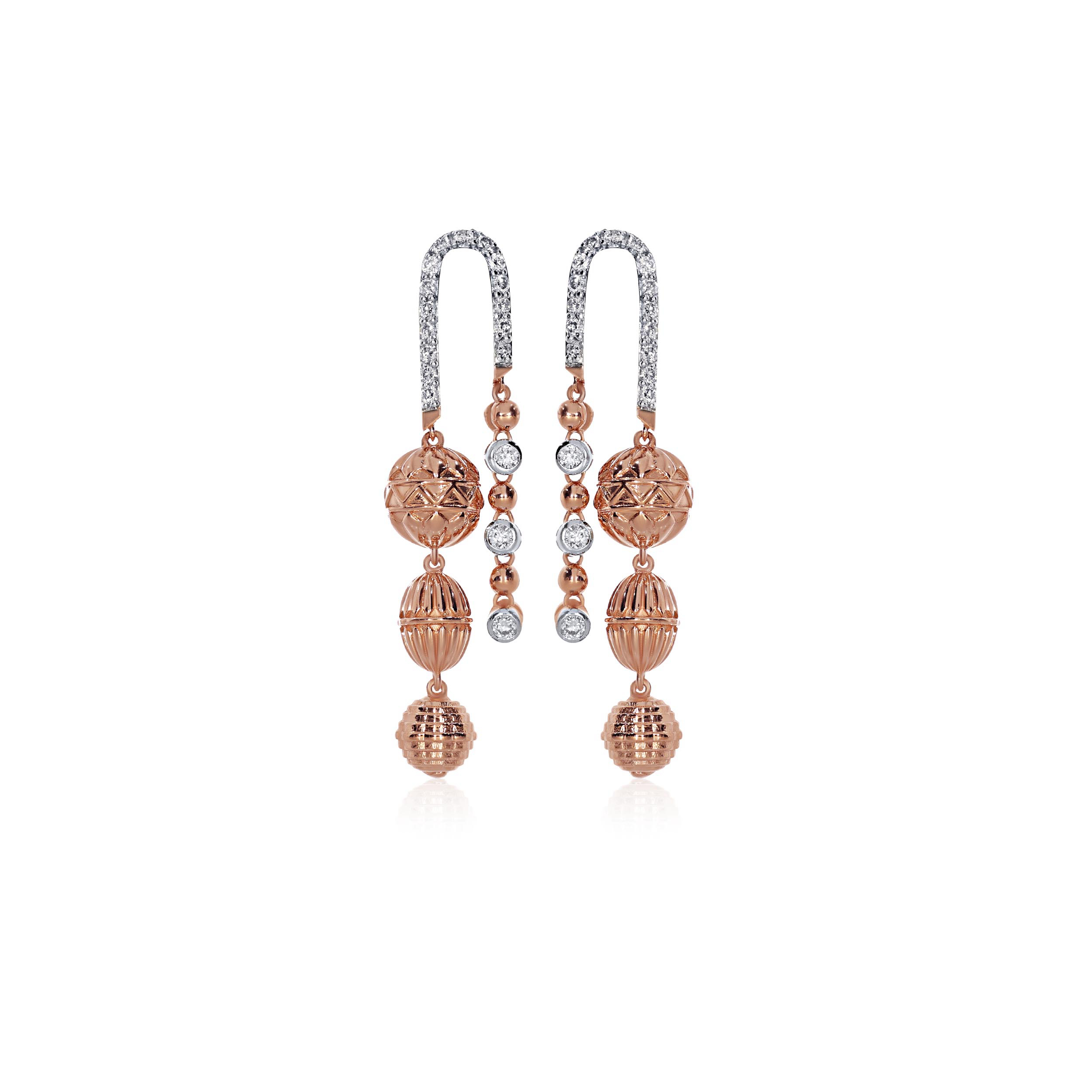 Appealing Art Diamond Earrings - Senco Gold and Diamonds