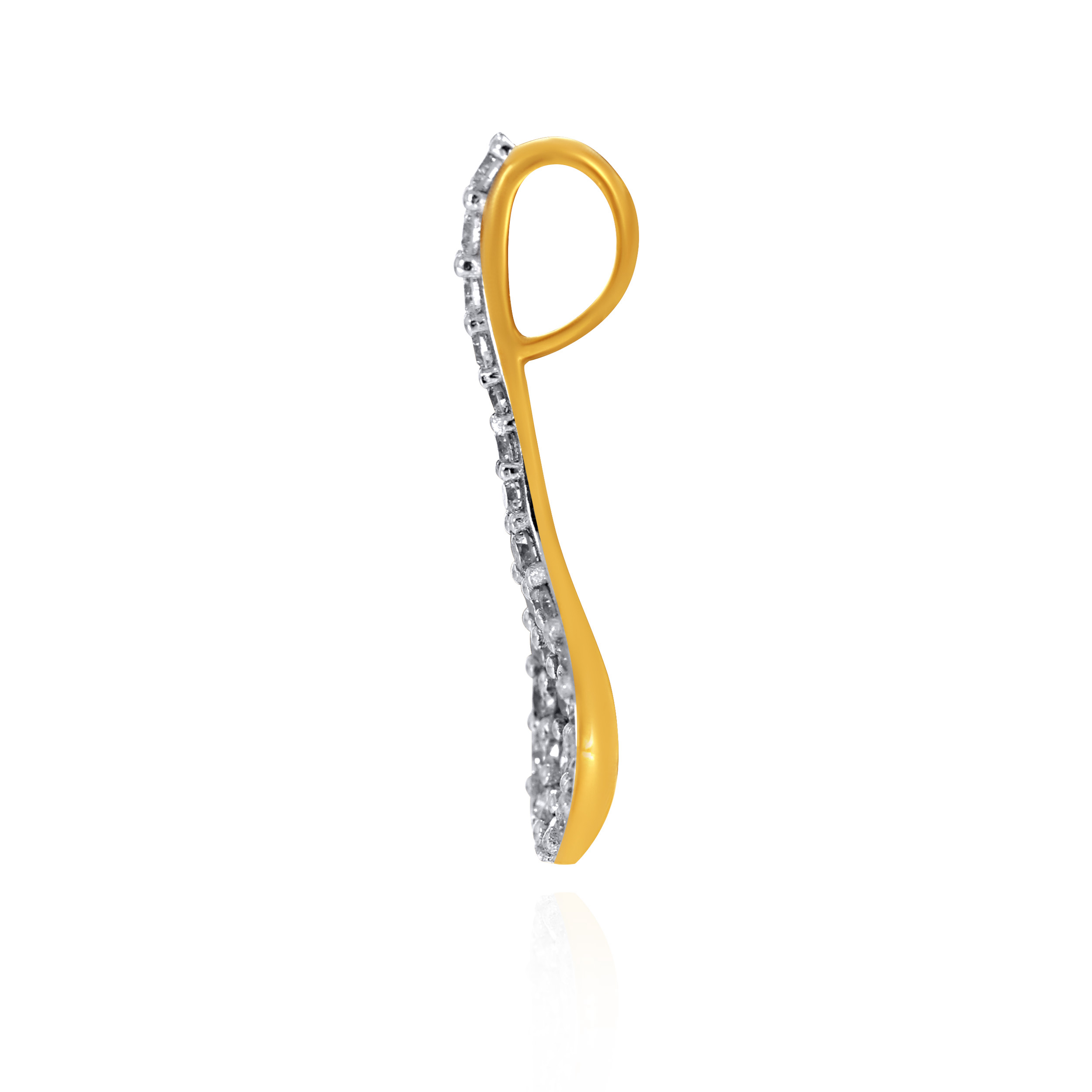 Spoonflow Diamond Pendant - Senco Gold and Diamonds
