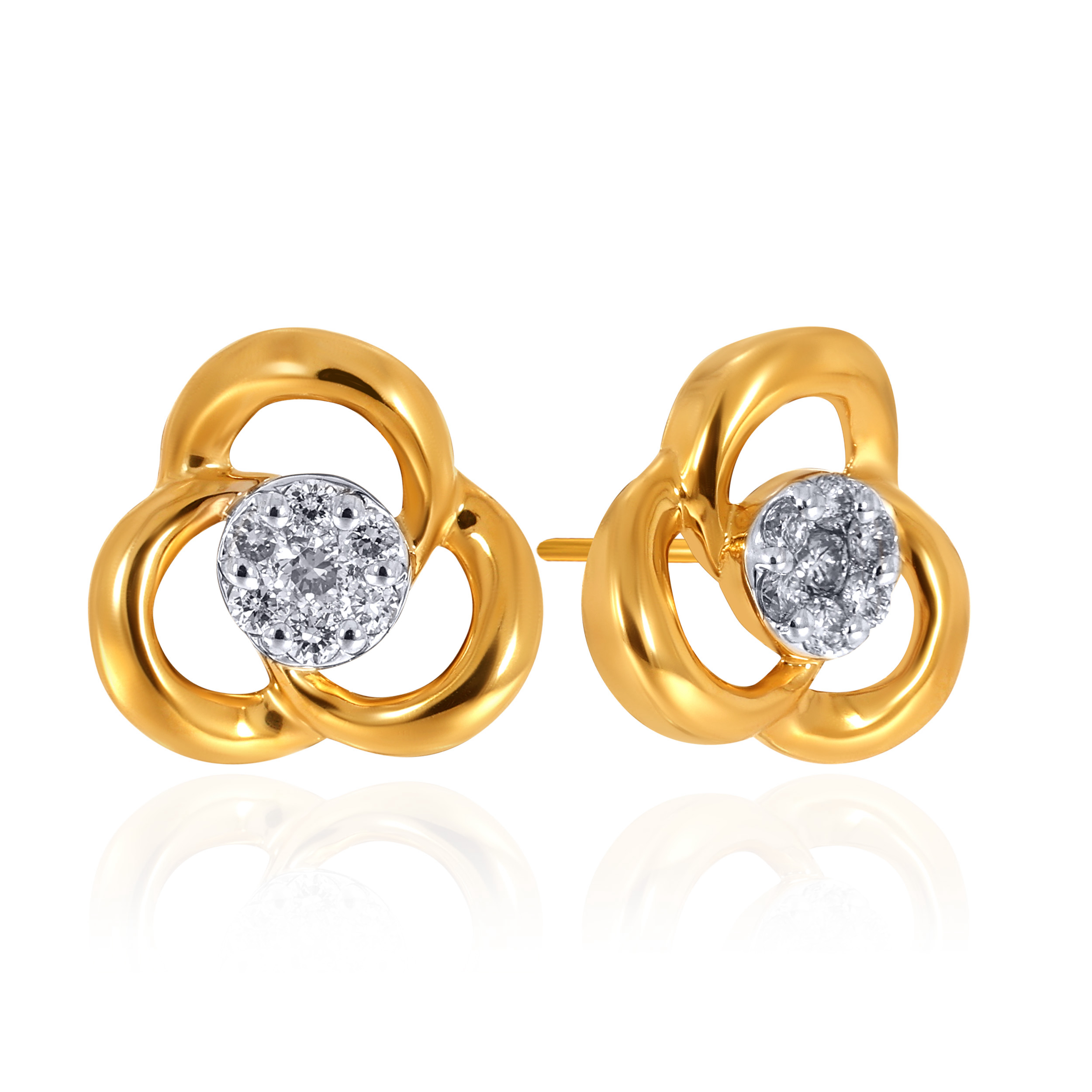 Ethereal Spark Diamond Studs - Senco Gold and Diamonds