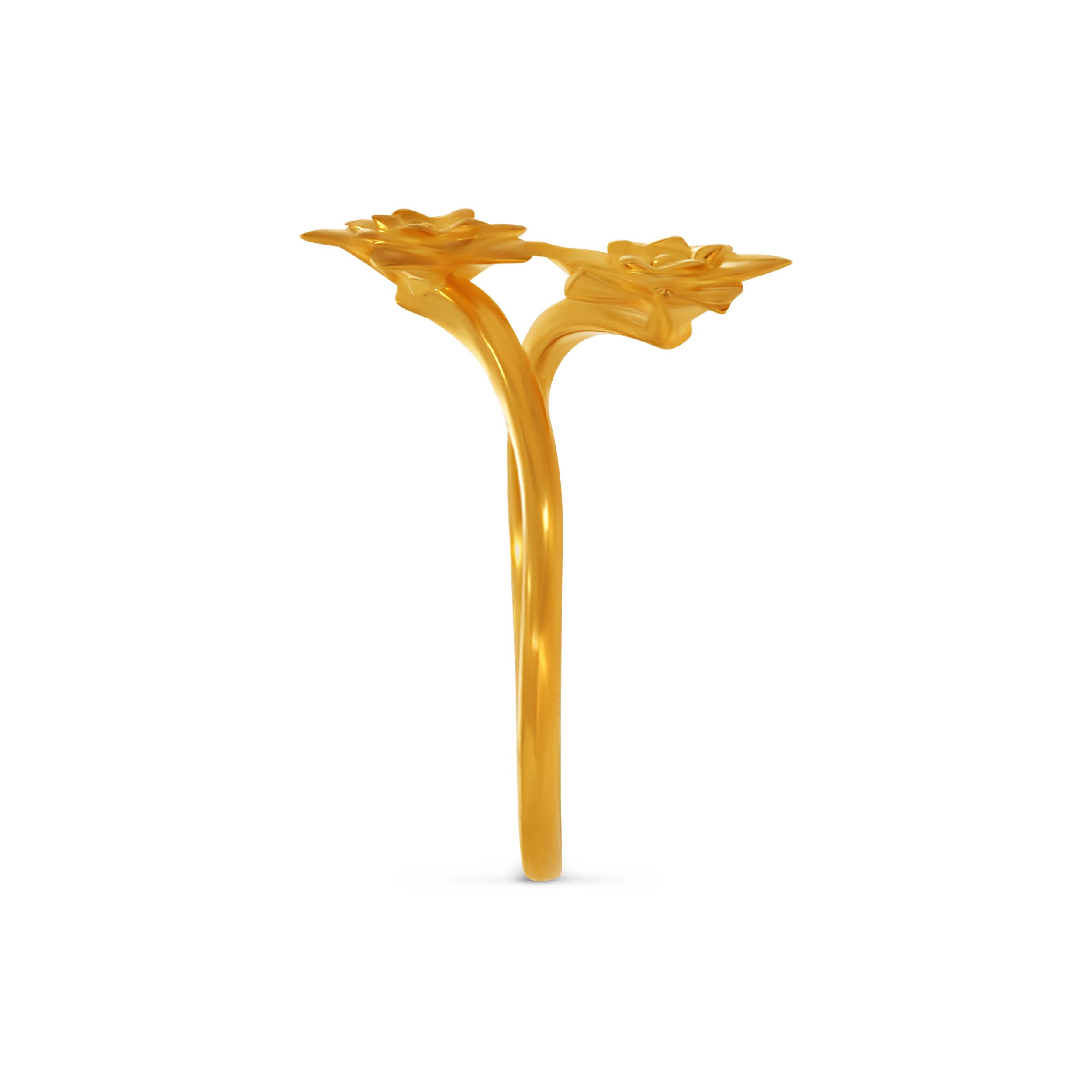 Rosette Duet Gold Ring alternate view 2