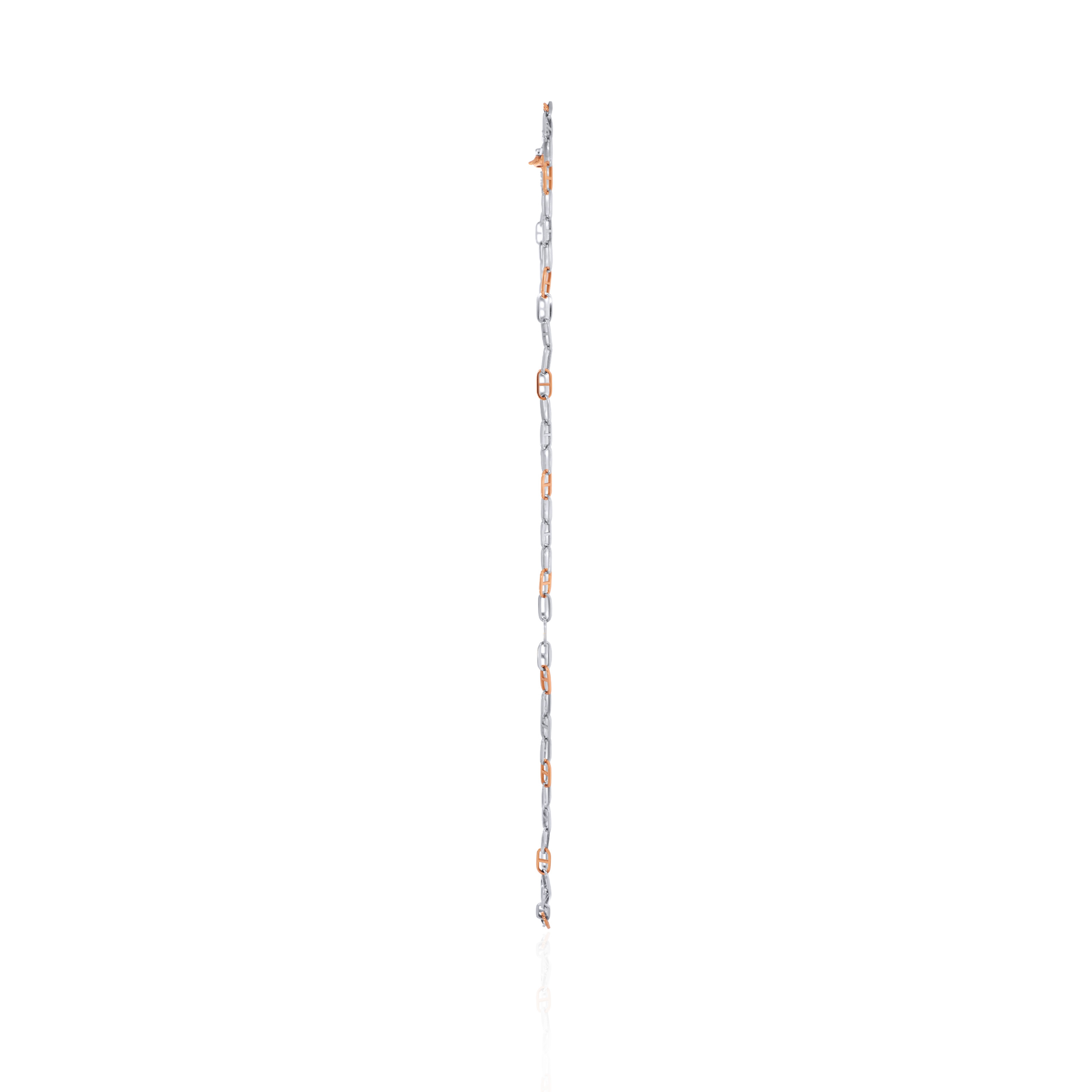 Zestful Duo Unisex Platinum Chain - Senco Gold and Diamonds
