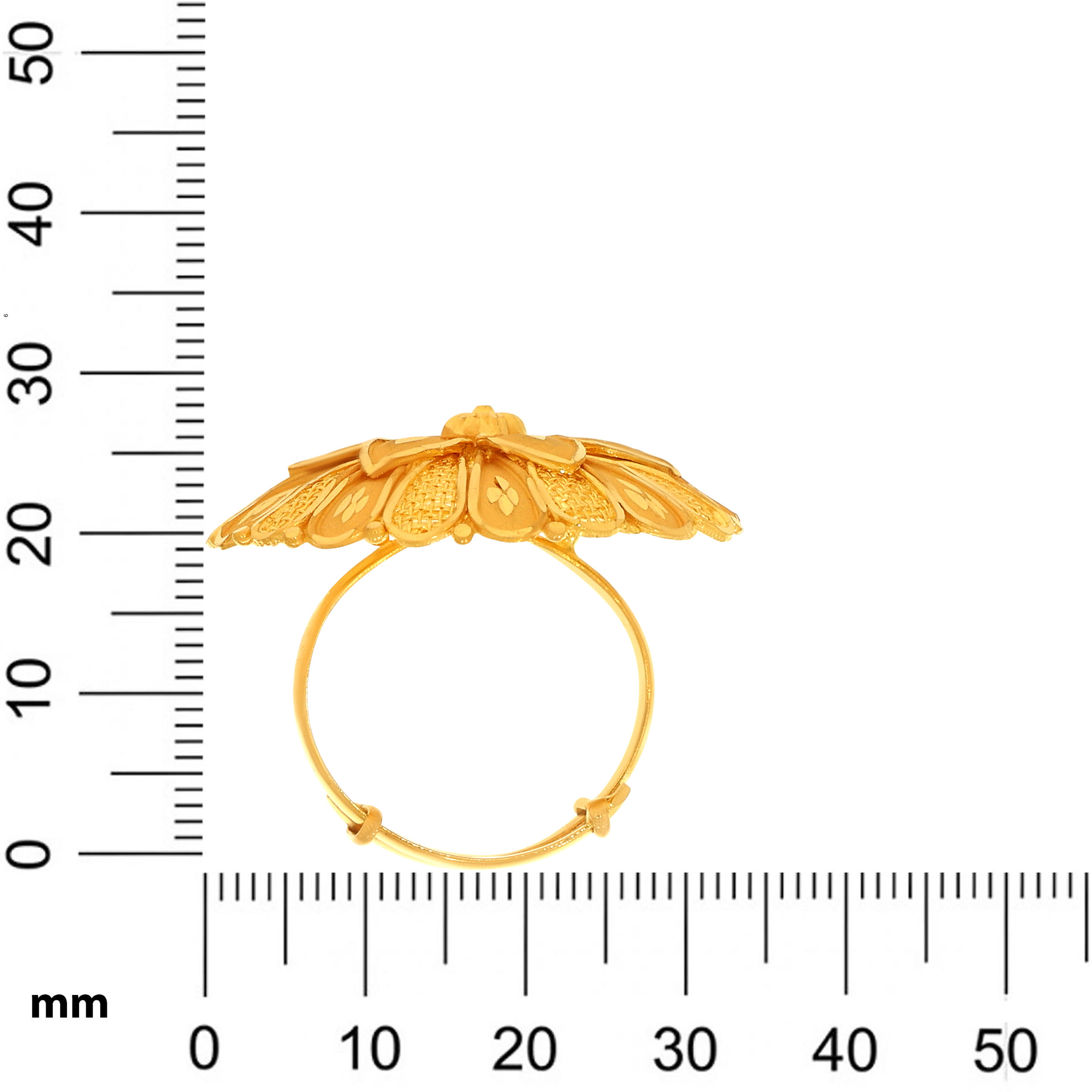 22K Yellow Gold Ring-GLR-D000549444 - Senco Gold and Diamonds