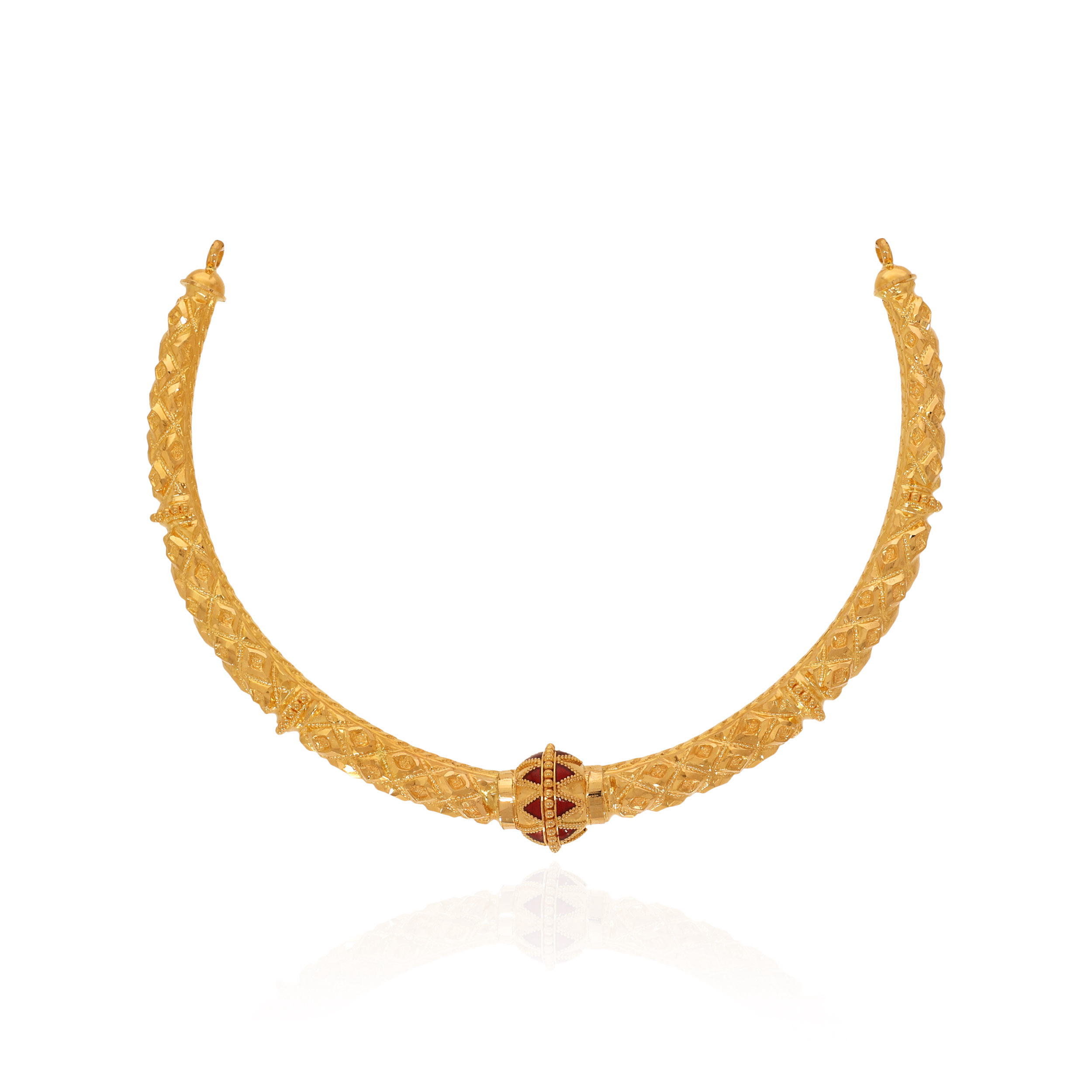 Bridal Artisanal Gold Hasuli - Senco Gold and Diamonds