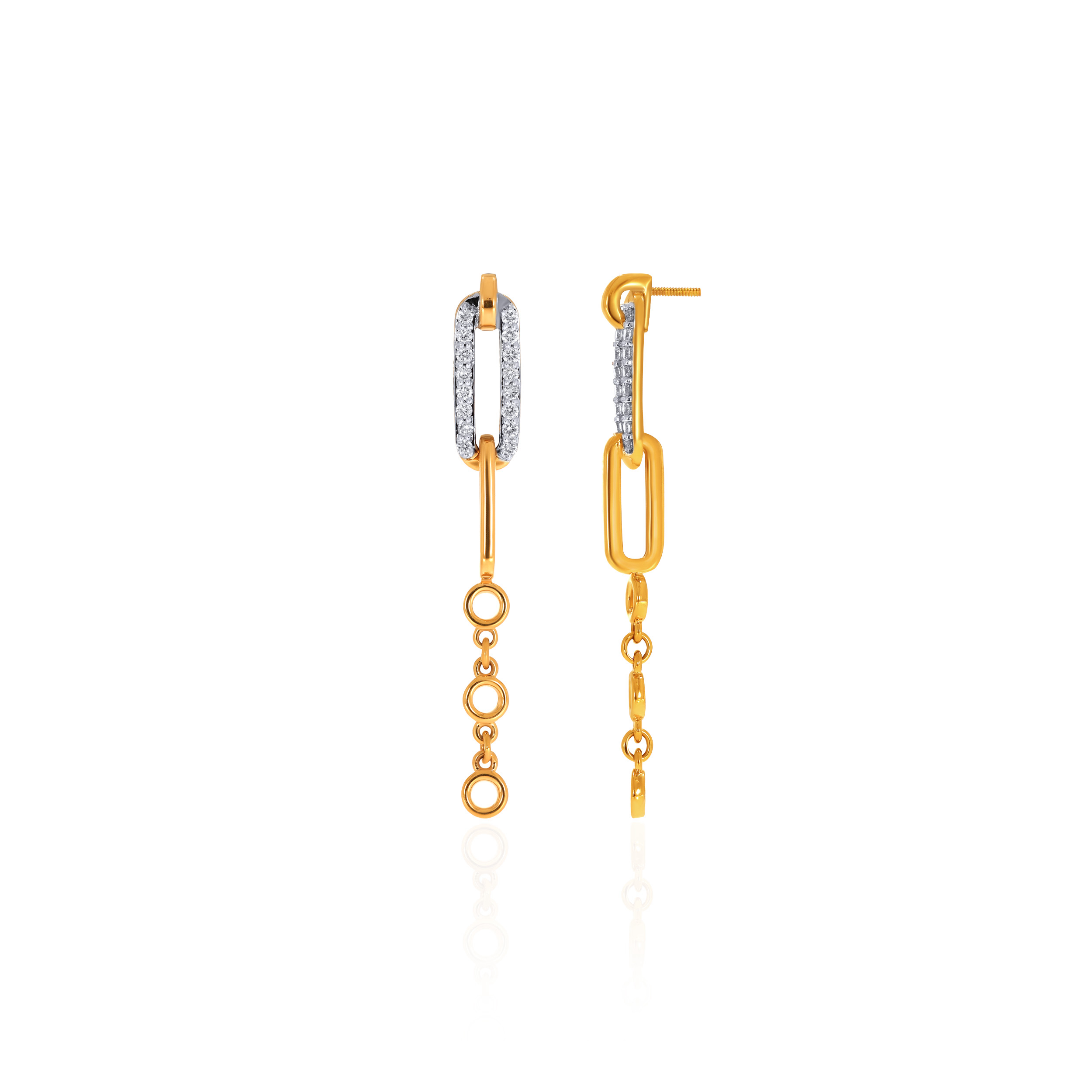 Chic Brilliance Diamond Earrings - Senco Gold and Diamonds