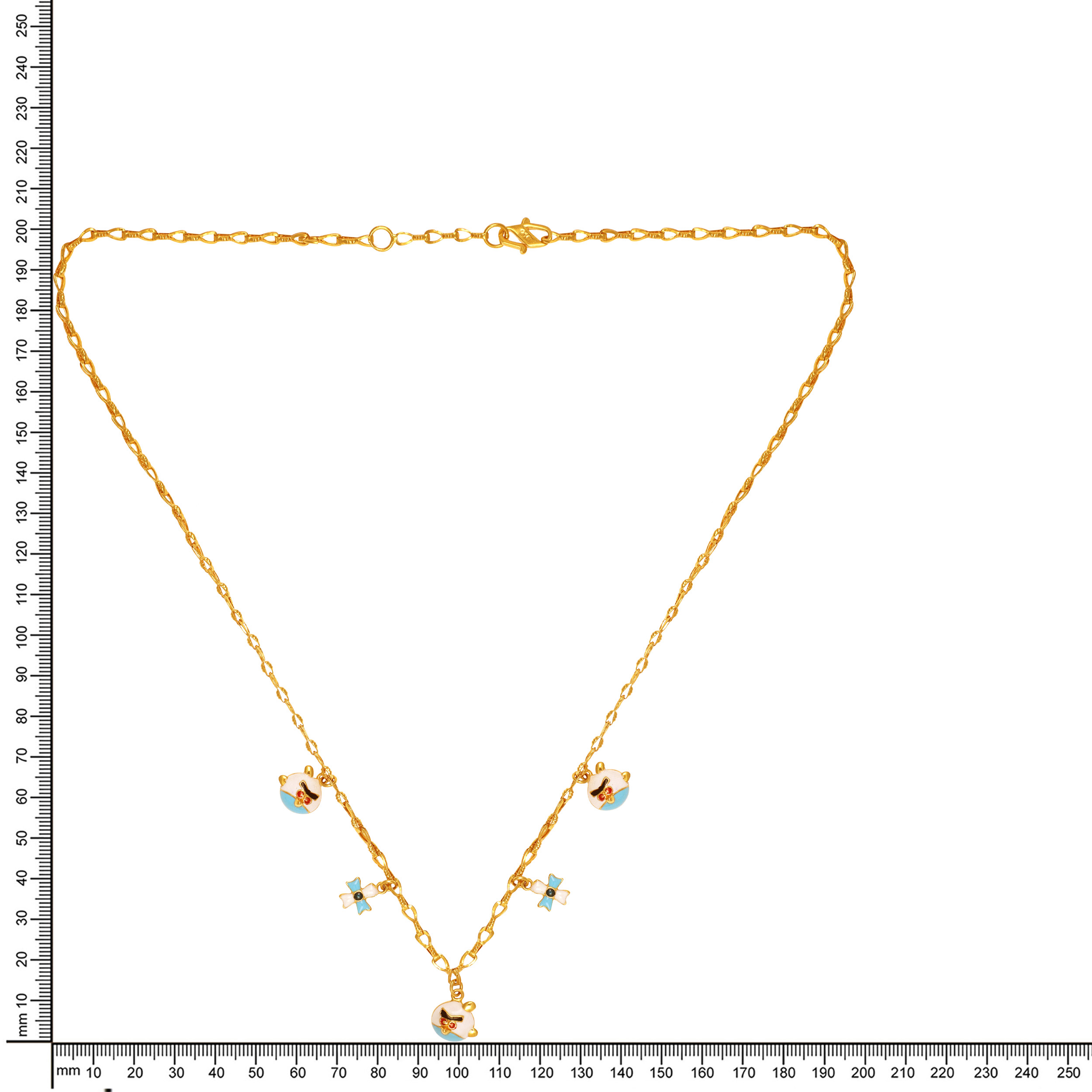 Sweet Little Birds Kid's Gold Chain Pendant - Senco Gold and Diamonds