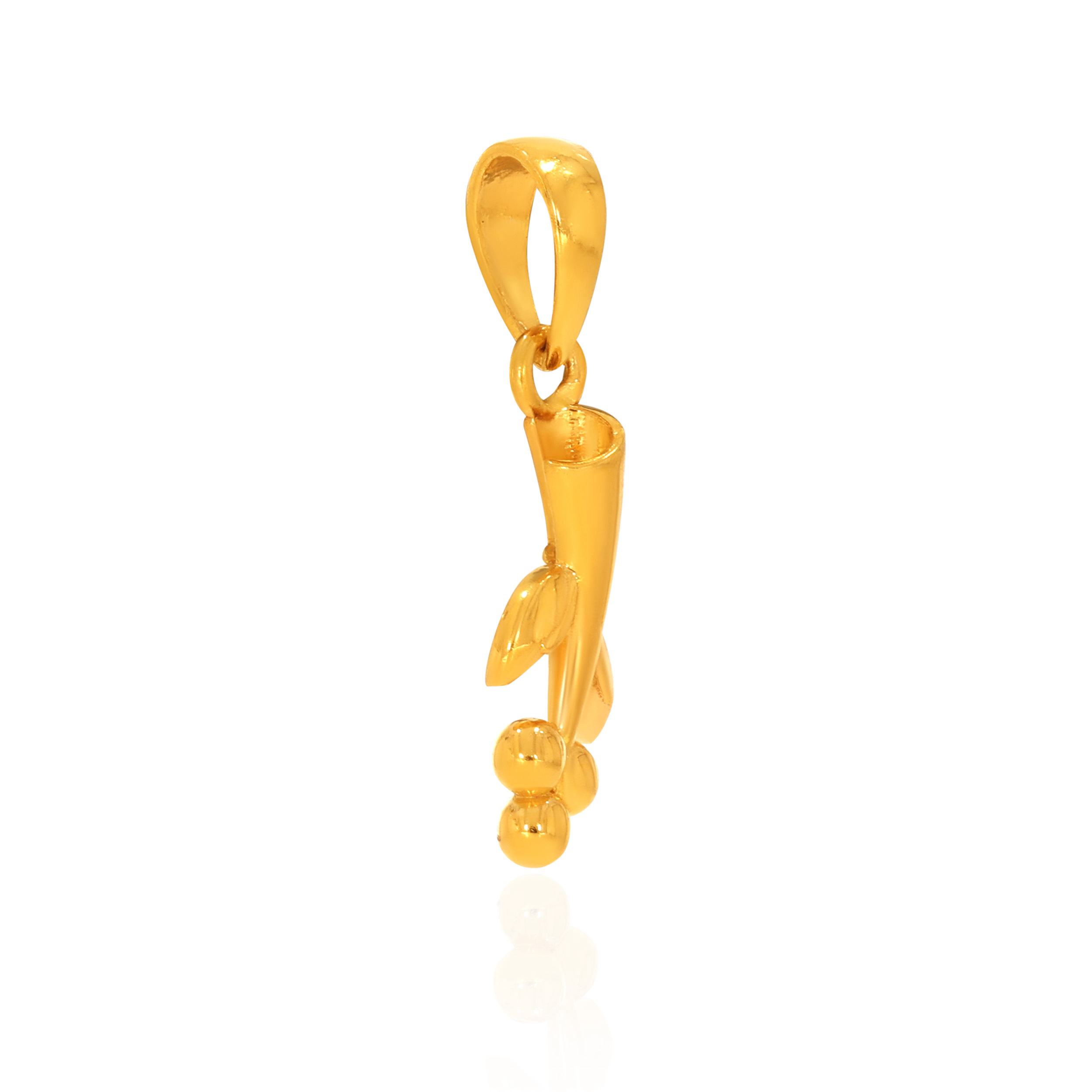 Radiant Laurel Gold Pendant - Senco Gold and Diamonds