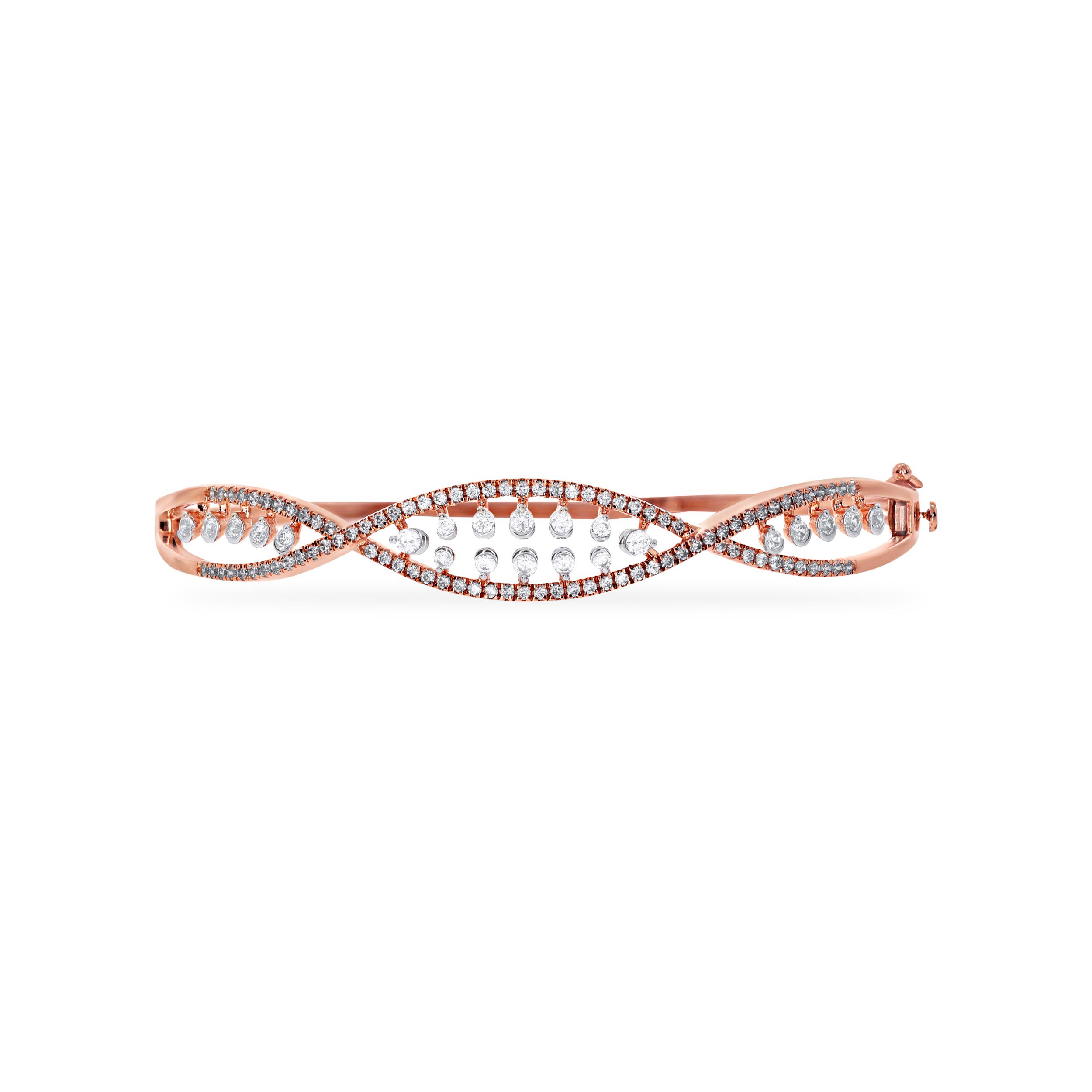 Wavy Fusion Diamond Bracelet - Senco Gold and Diamonds