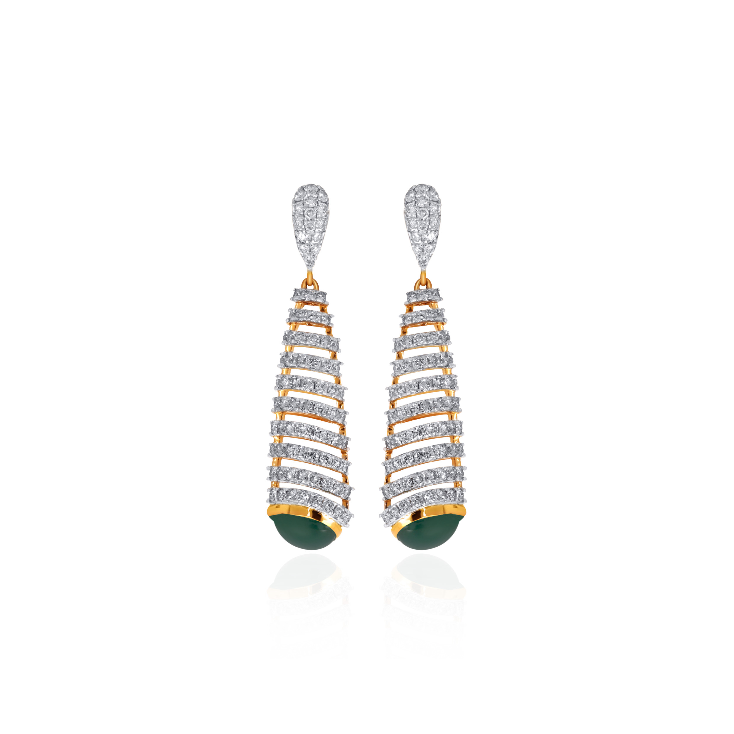 Graceful Diva Diamond Earrings - Senco Gold and Diamonds