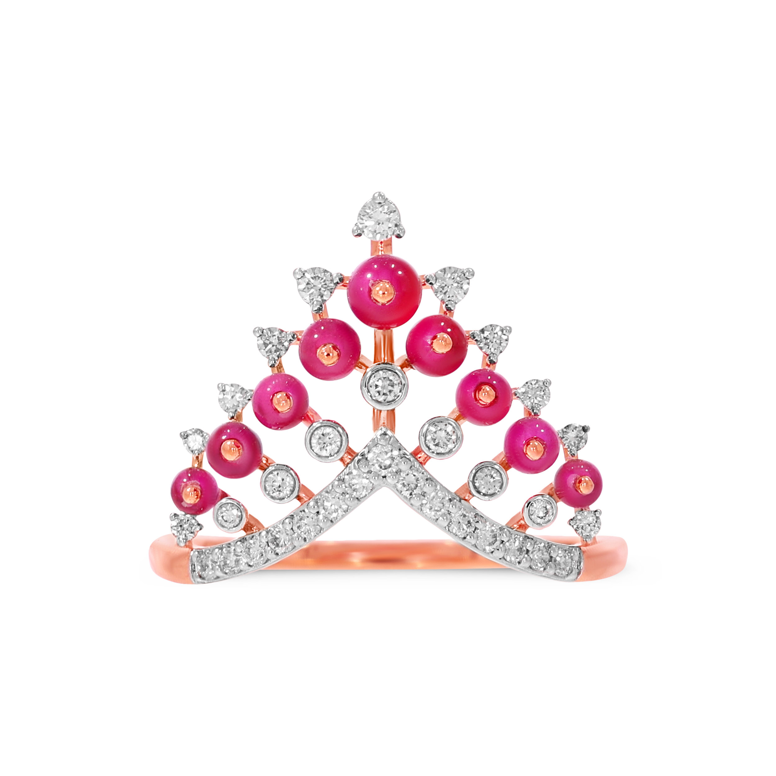 Blossoming Heart Diamond Ring - Senco Gold and Diamonds