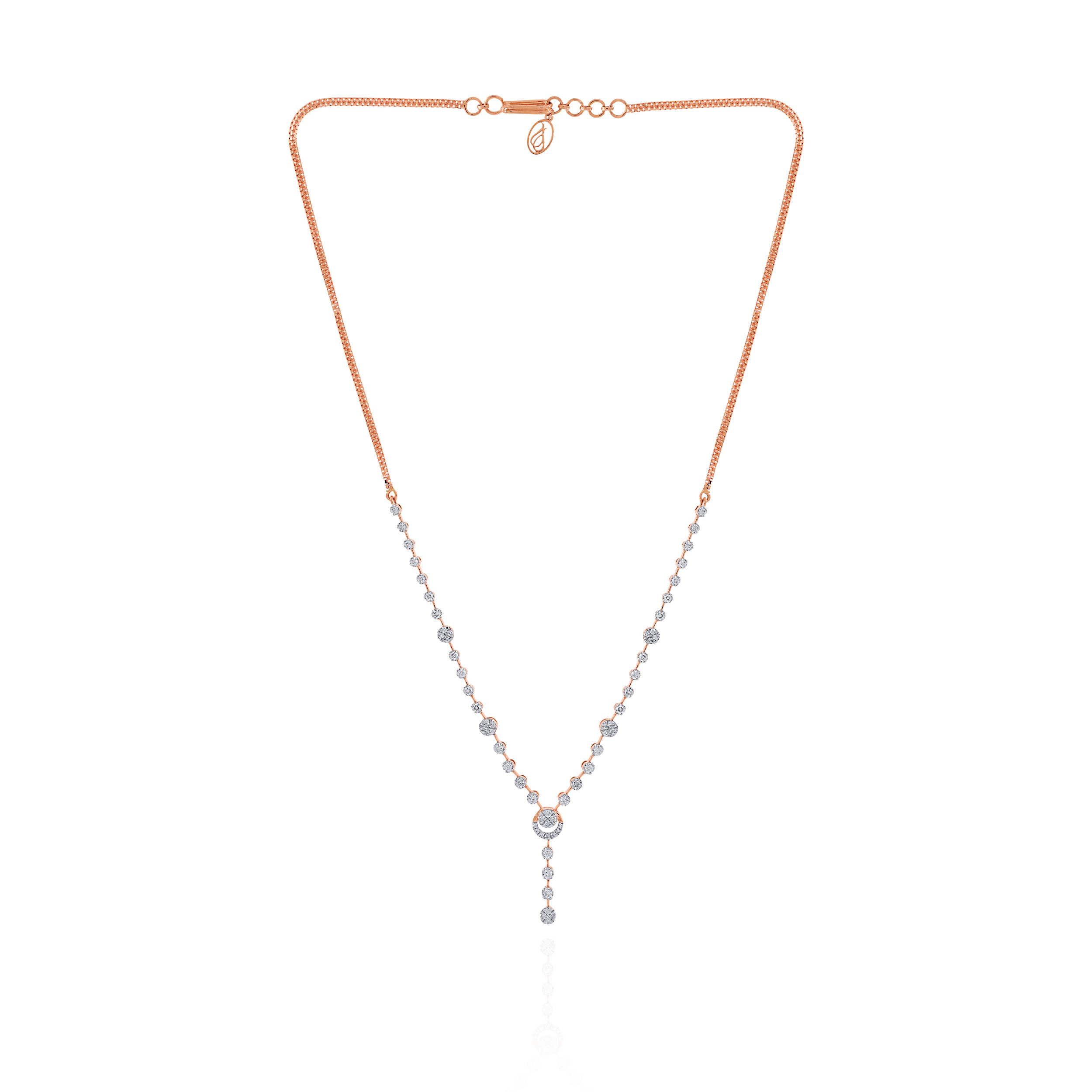 Noir Rosé Diamond Necklace - Senco Gold and Diamonds