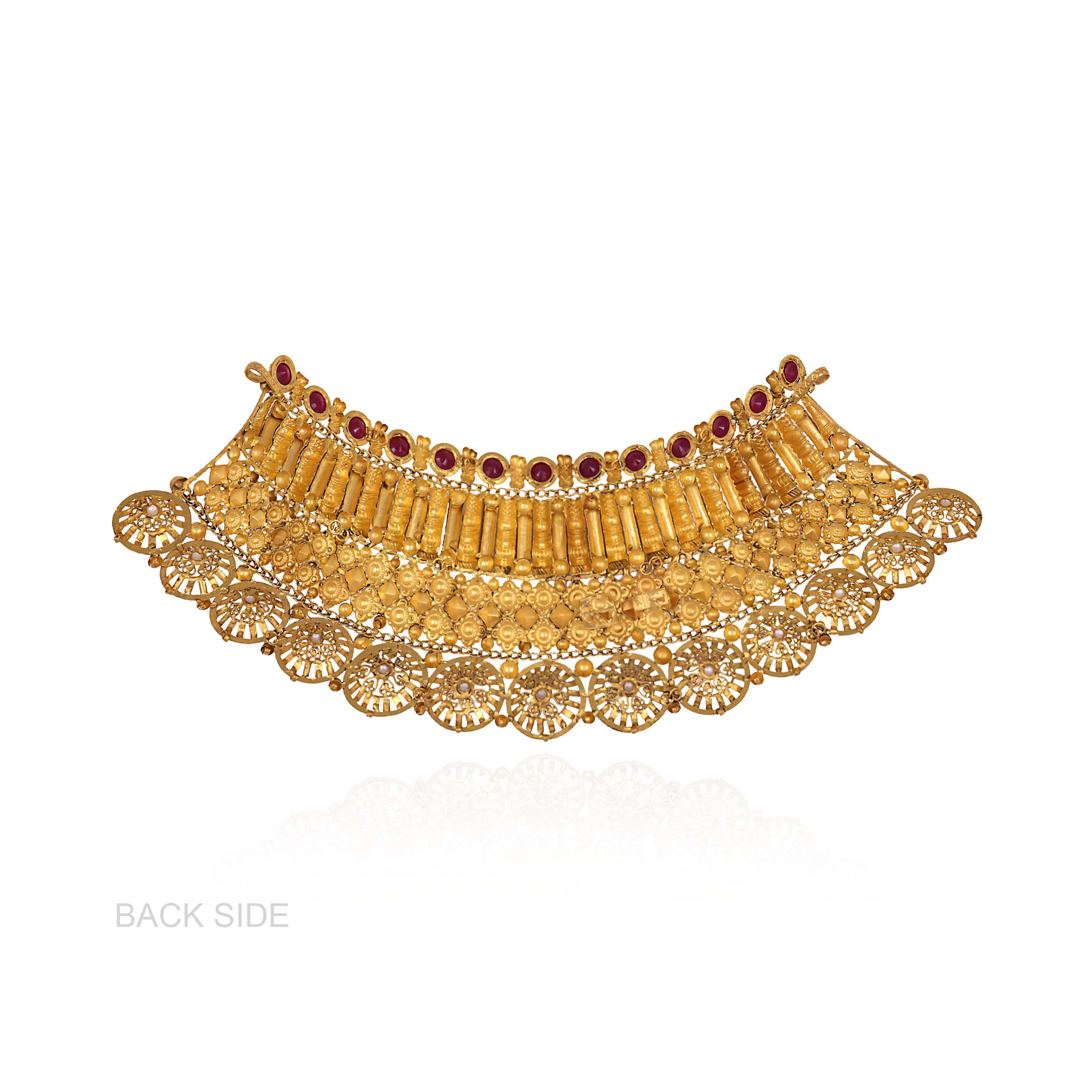 Ceremonial Splendour Gold Choker - Senco Gold and Diamonds