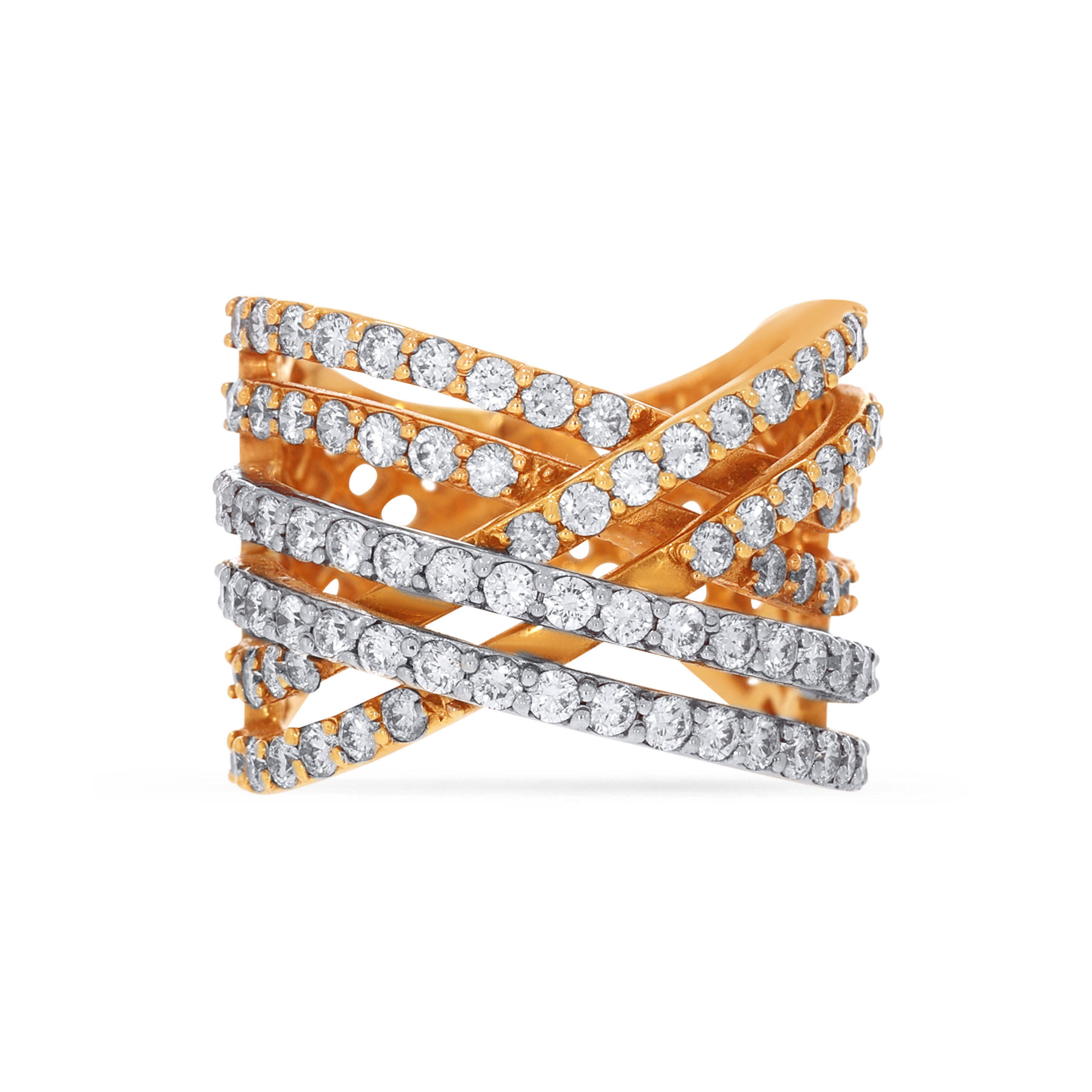 18K Yellow Gold Diamond Ring-DLR-D000790427 - Senco Gold and Diamonds