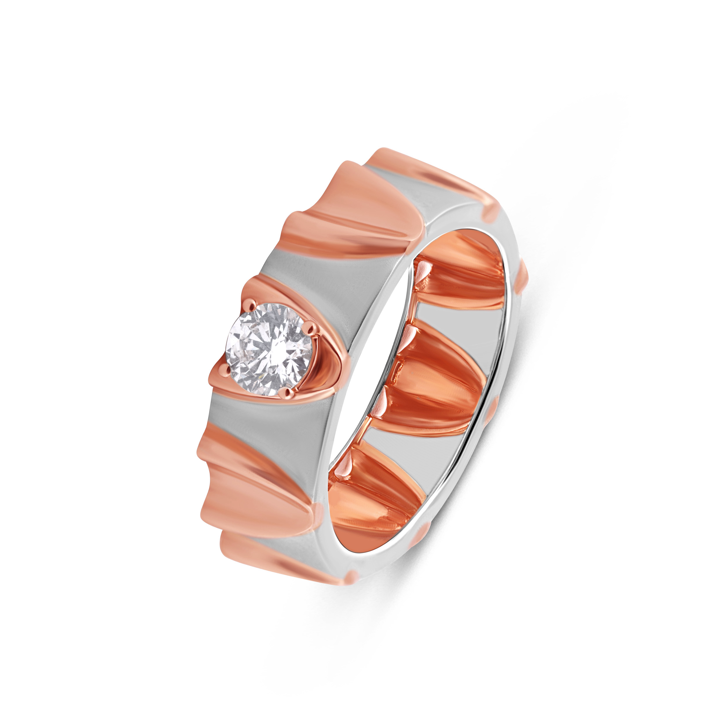 Echelon Platinum Diamond Men's Ring - Senco Gold and Diamonds