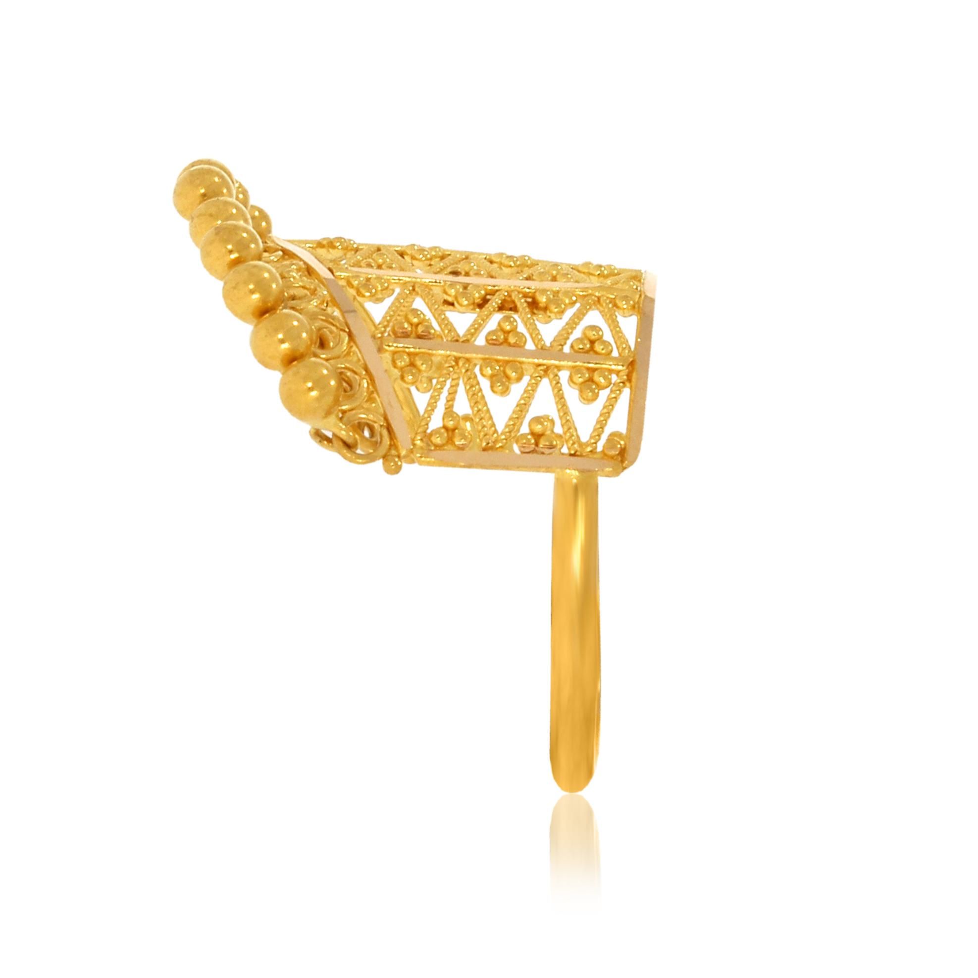 Dangling Rezi Gold Ring alternate view 1
