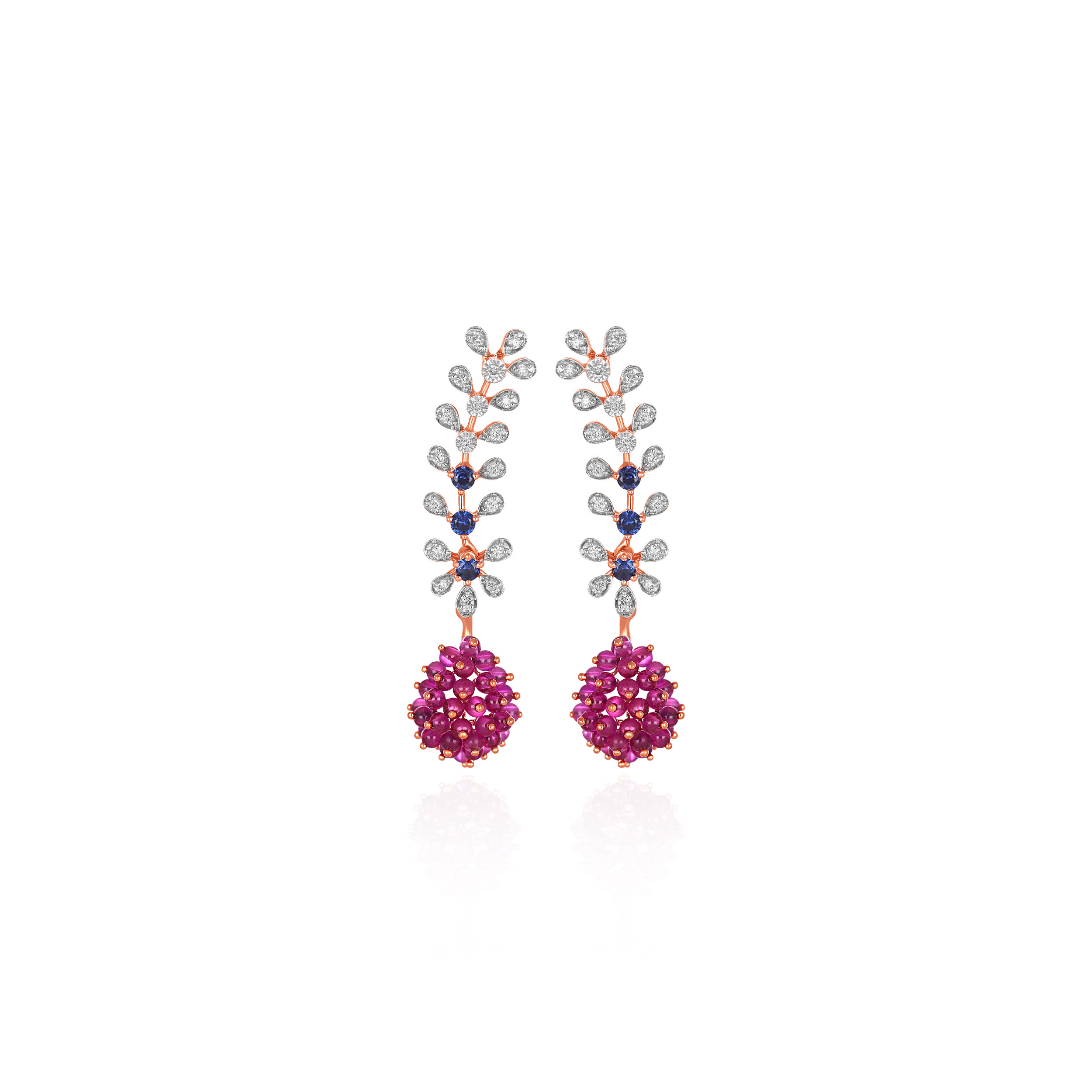 Jewel Of The Forest Diamond Earrings - Senco Gold and Diamonds