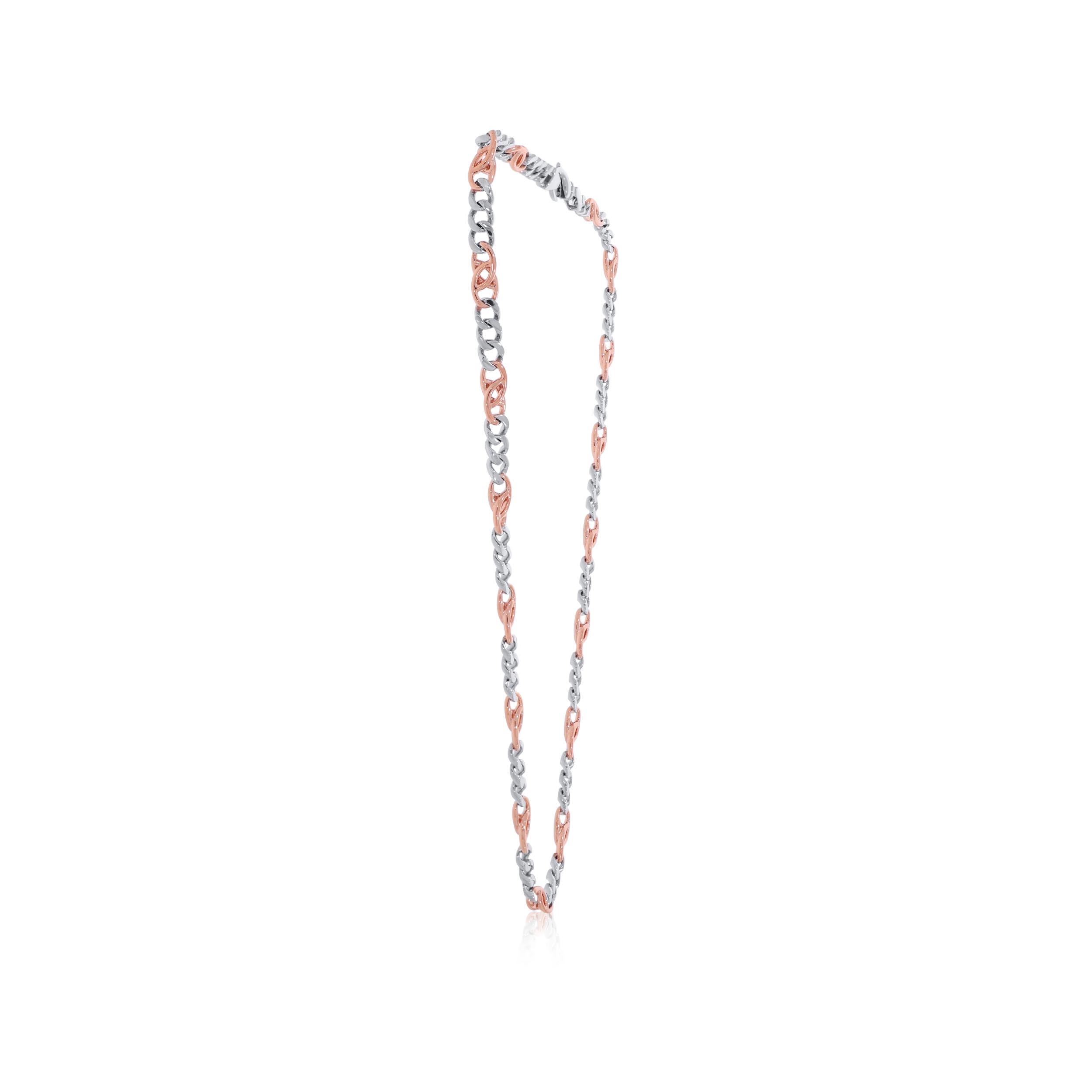 Robust Fashion Men Platinum Chain - Senco Gold and Diamonds