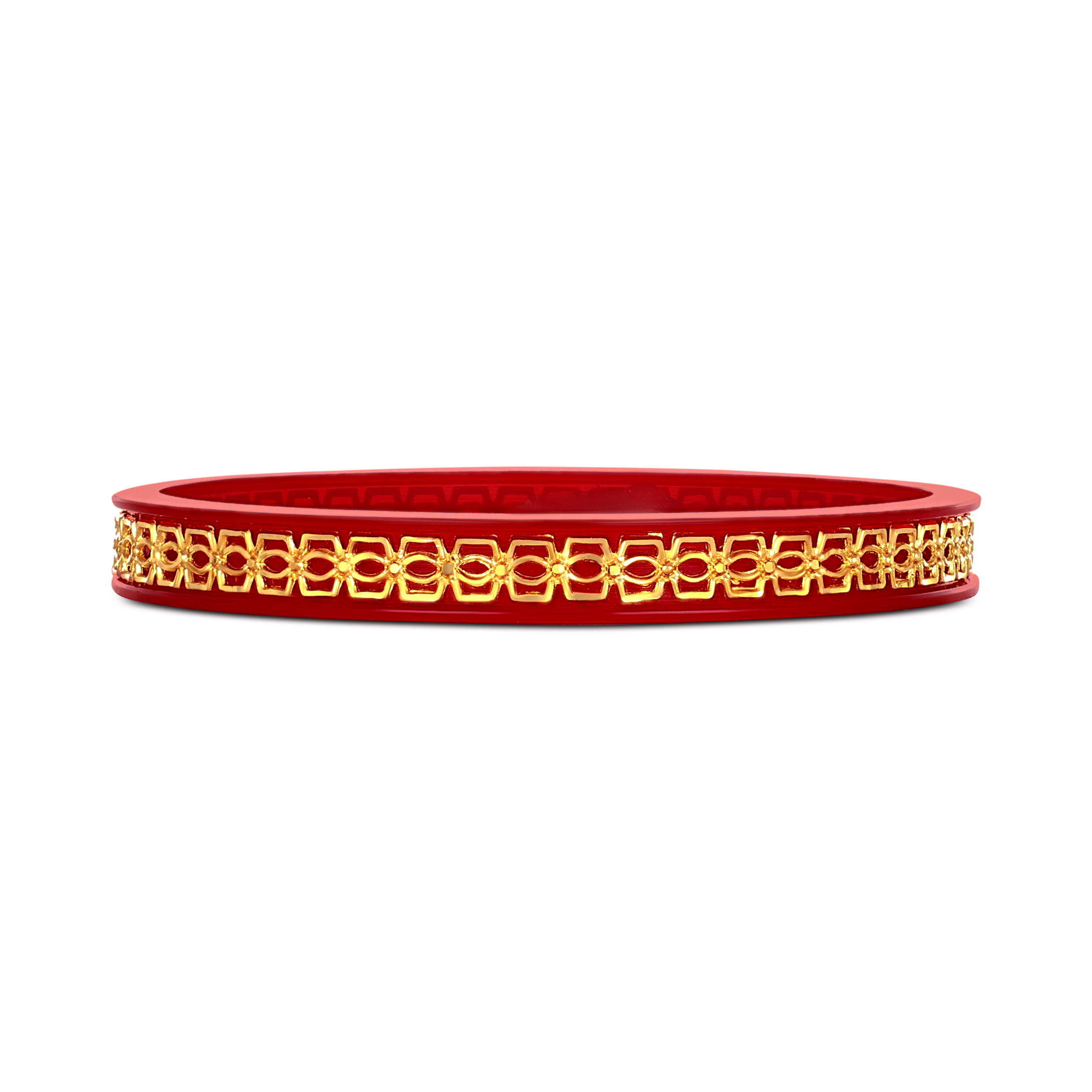 Tradition Twist Gold Pola Bangle - Senco Gold and Diamonds