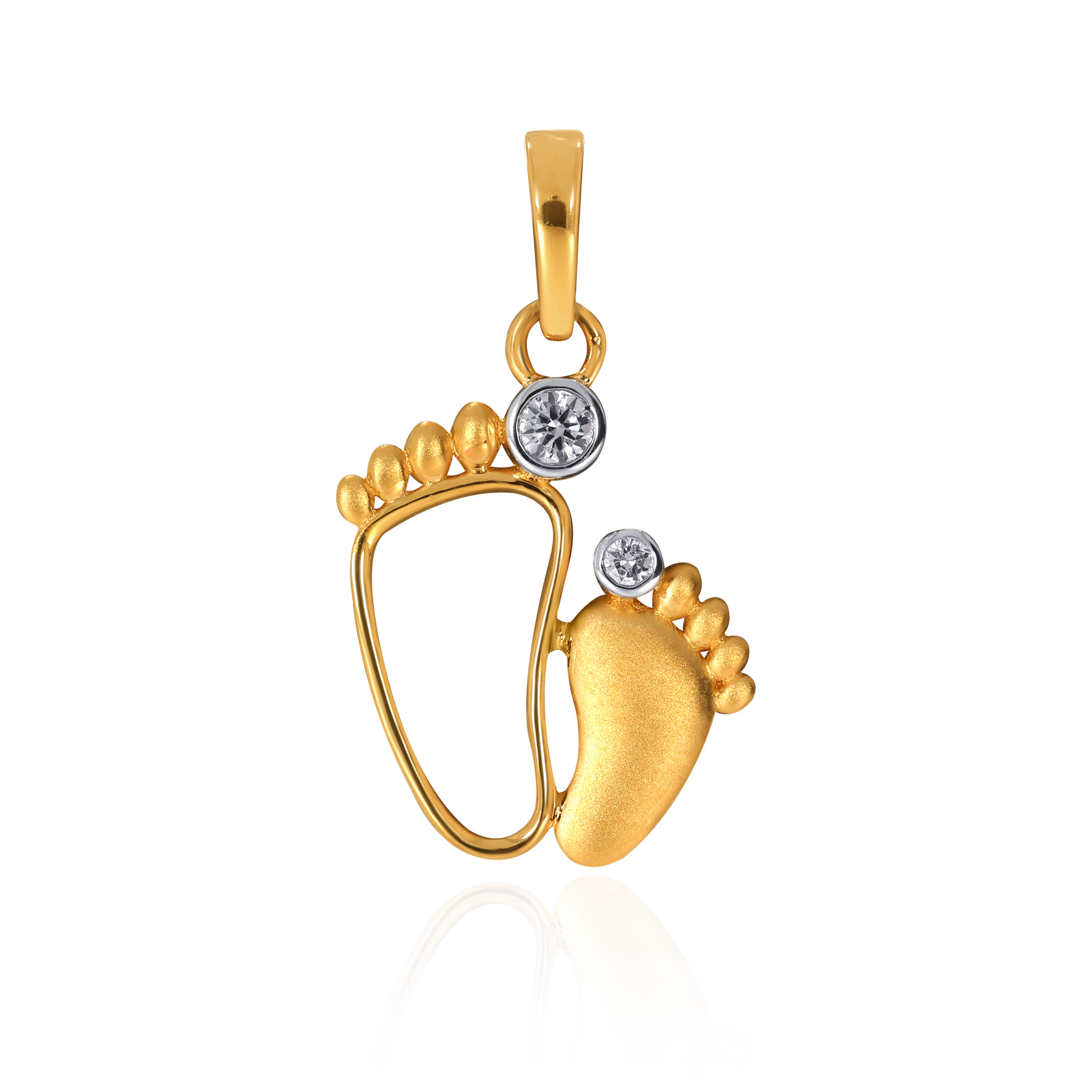 14K Yellow Gold Kids Diamond Pendant-DPN-D000790391 - Senco Gold and Diamonds