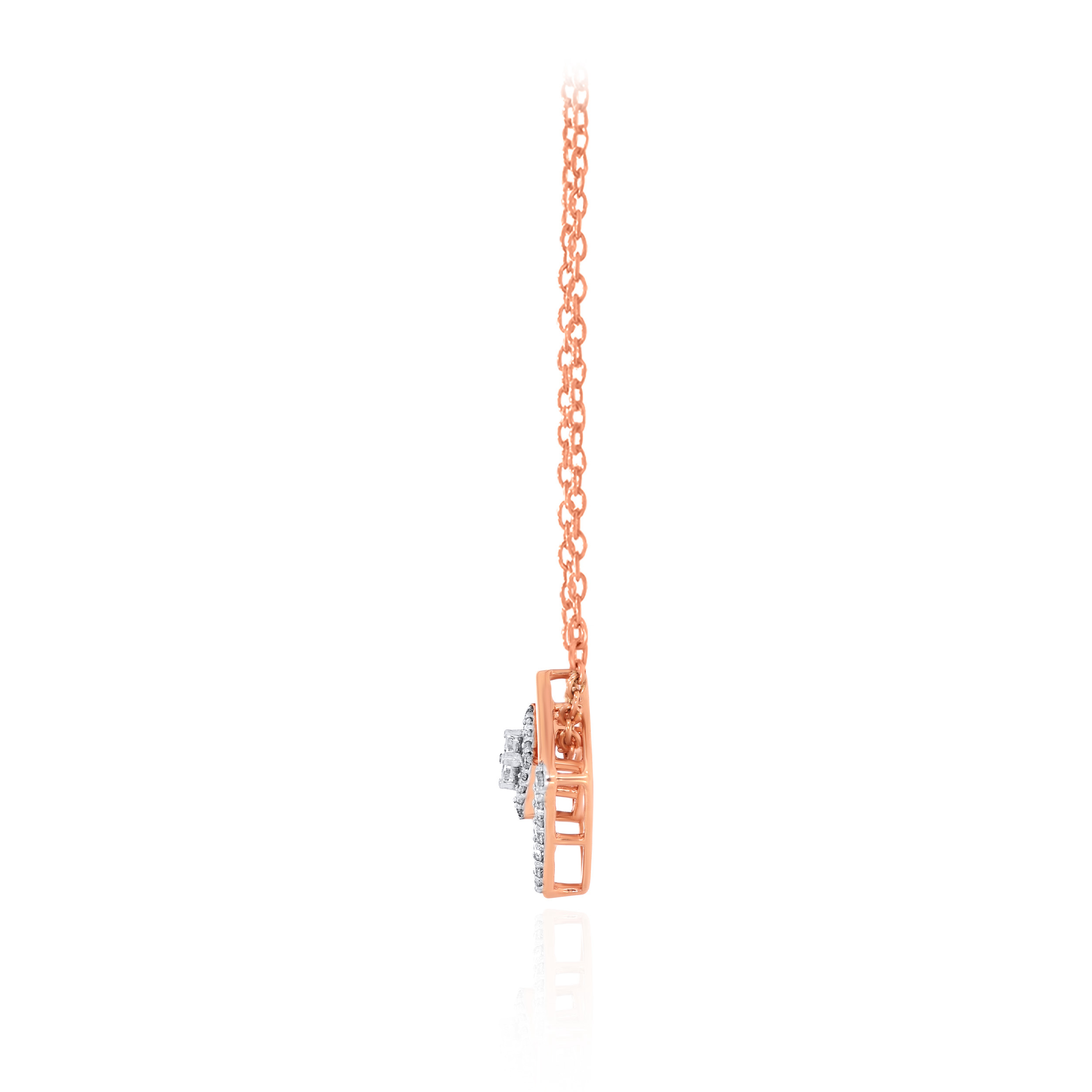 Princess Embrace Diamond Chain Pendant - Senco Gold and Diamonds