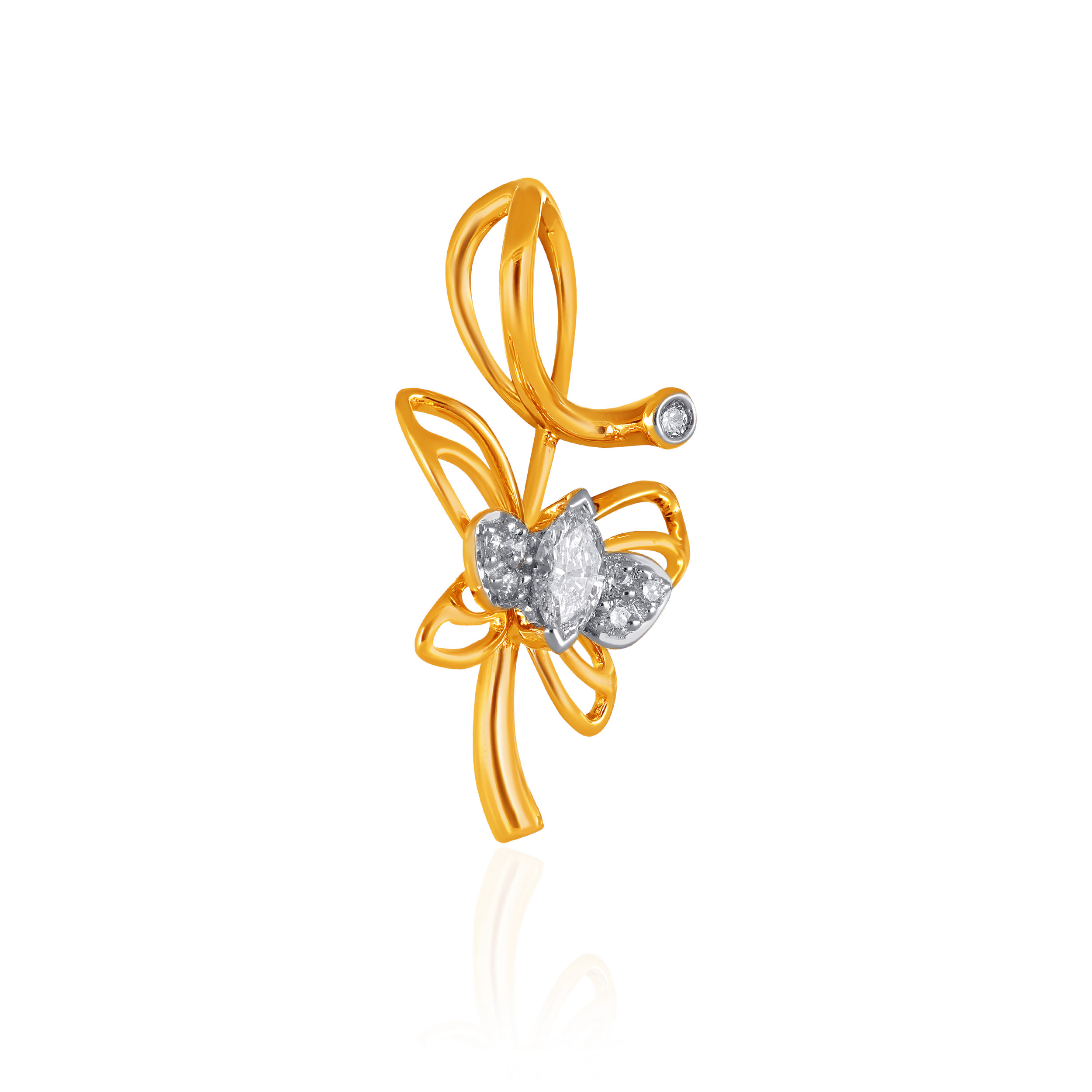 Flight Of Elegance Marquise Diamond Pendant - Senco Gold and Diamonds