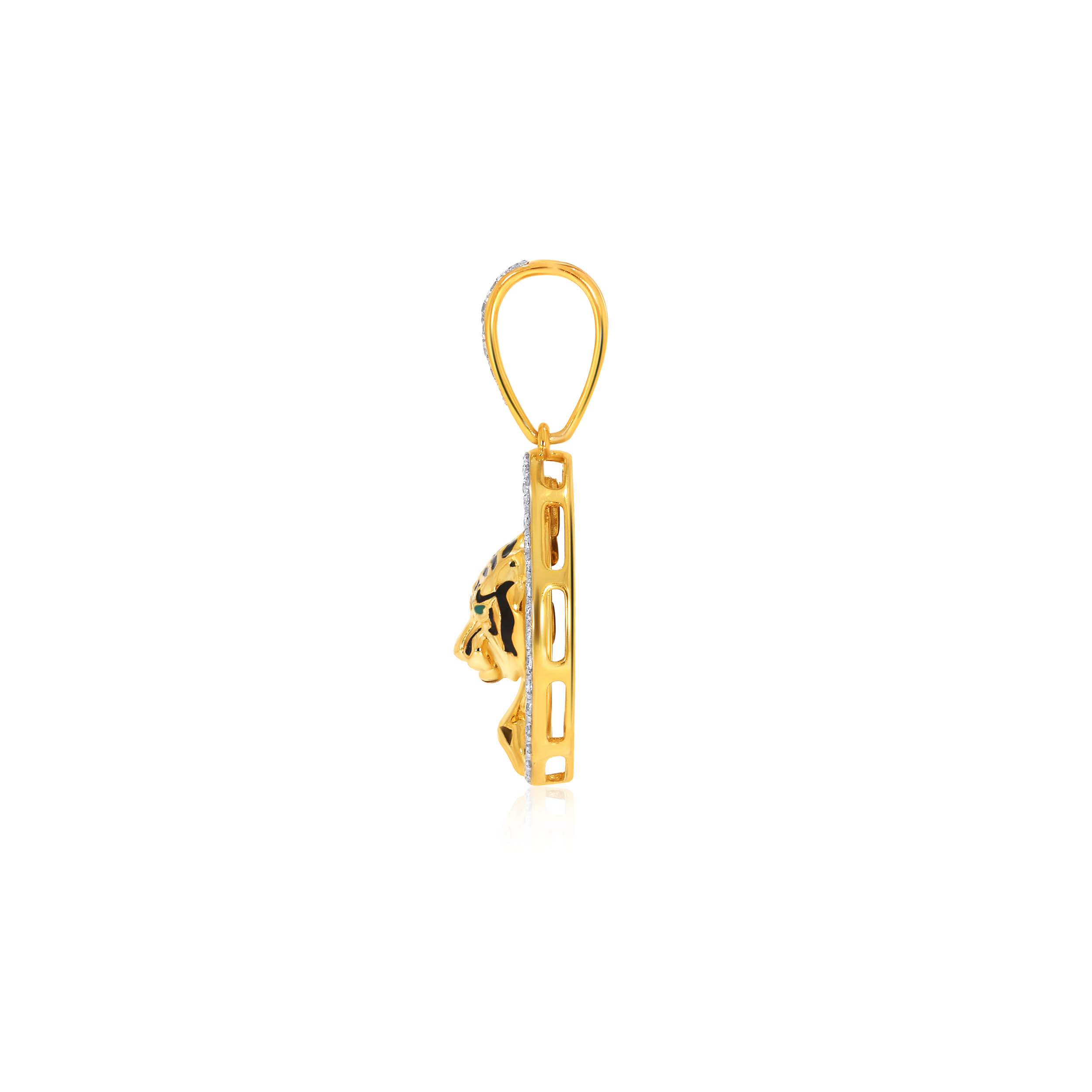 Empowered Tiger Diamond Pendant - Senco Gold and Diamonds