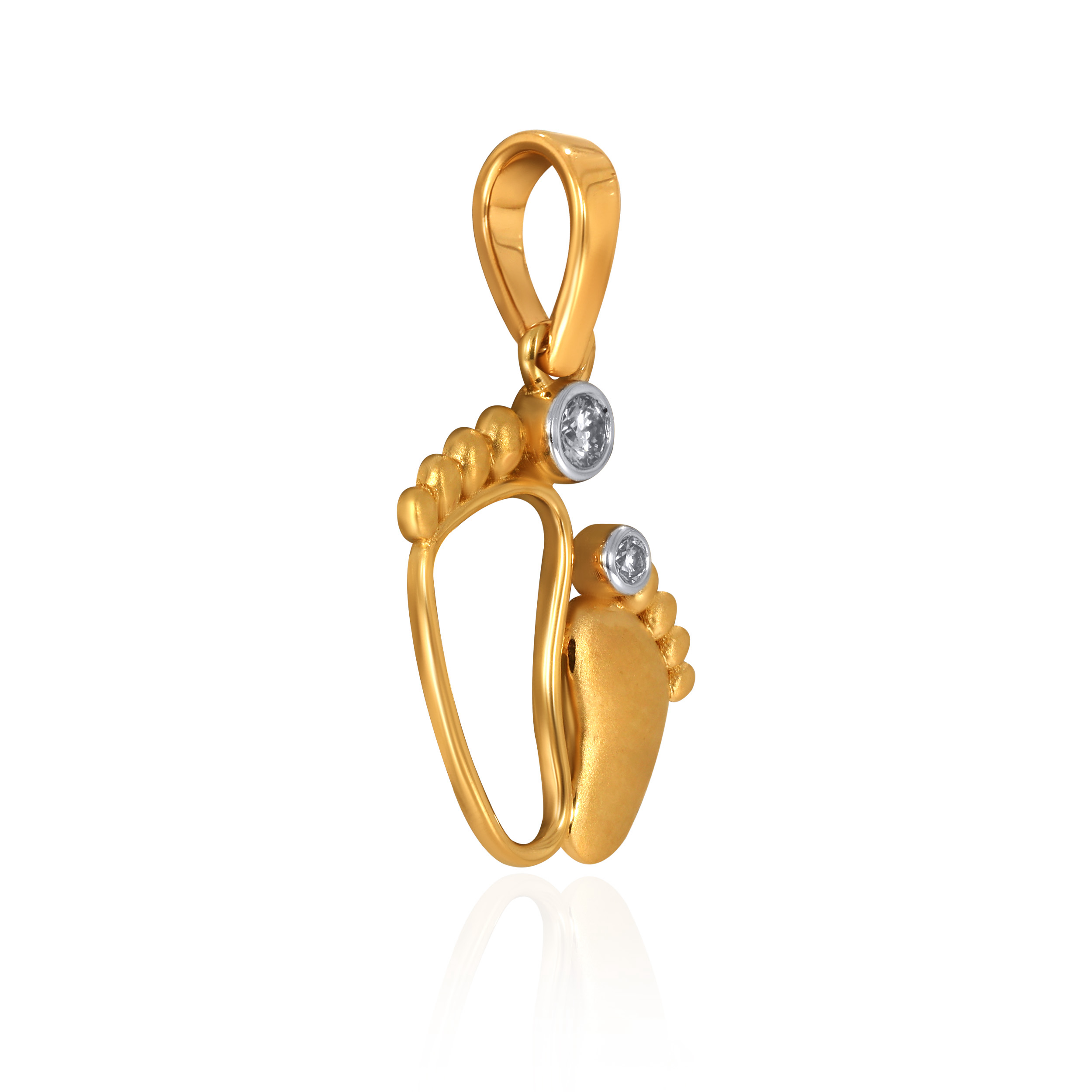 14K Yellow Gold Kids Diamond Pendant-DPN-D000790391 - Senco Gold and Diamonds