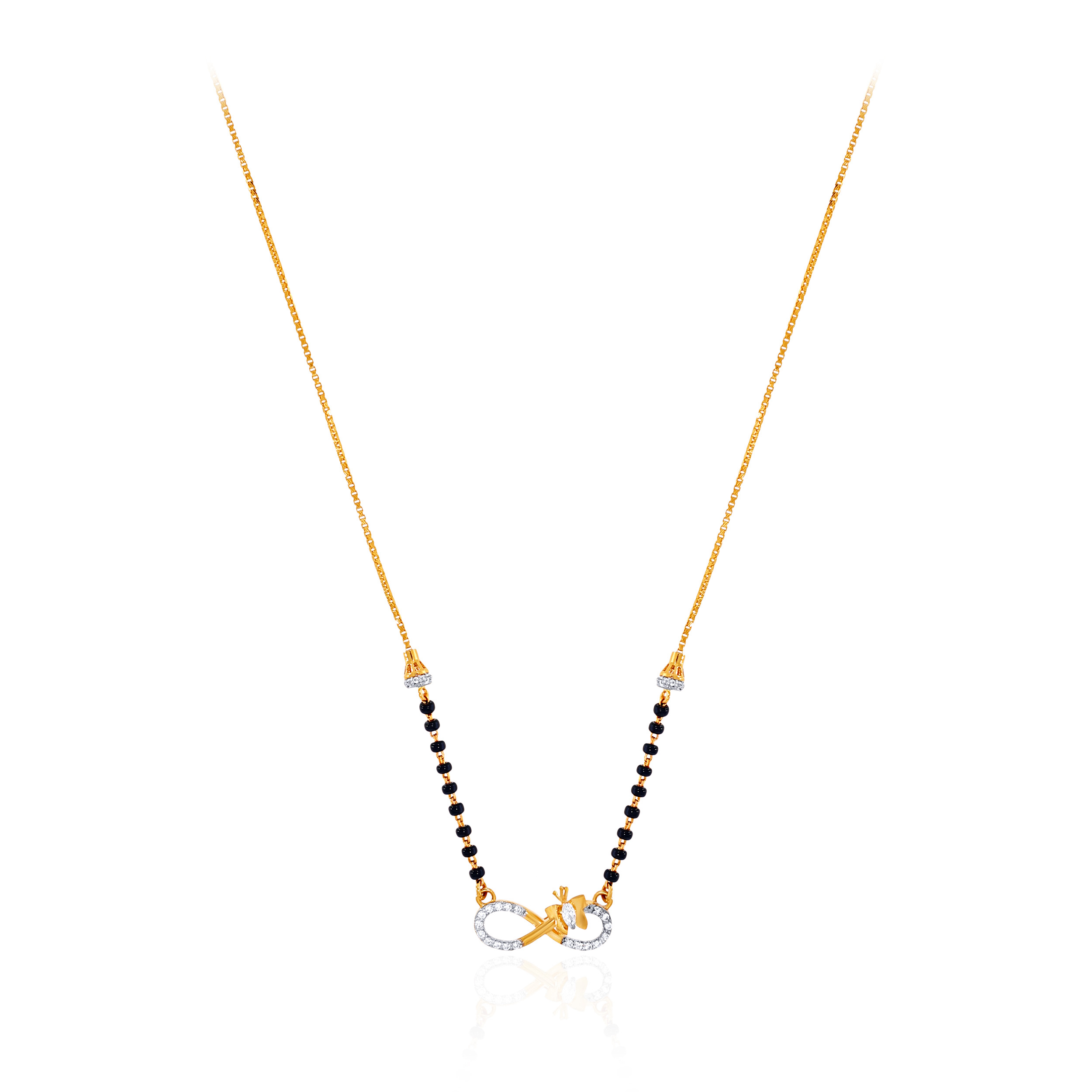 Divine Infinity Gold Mangalsutra - Senco Gold and Diamonds