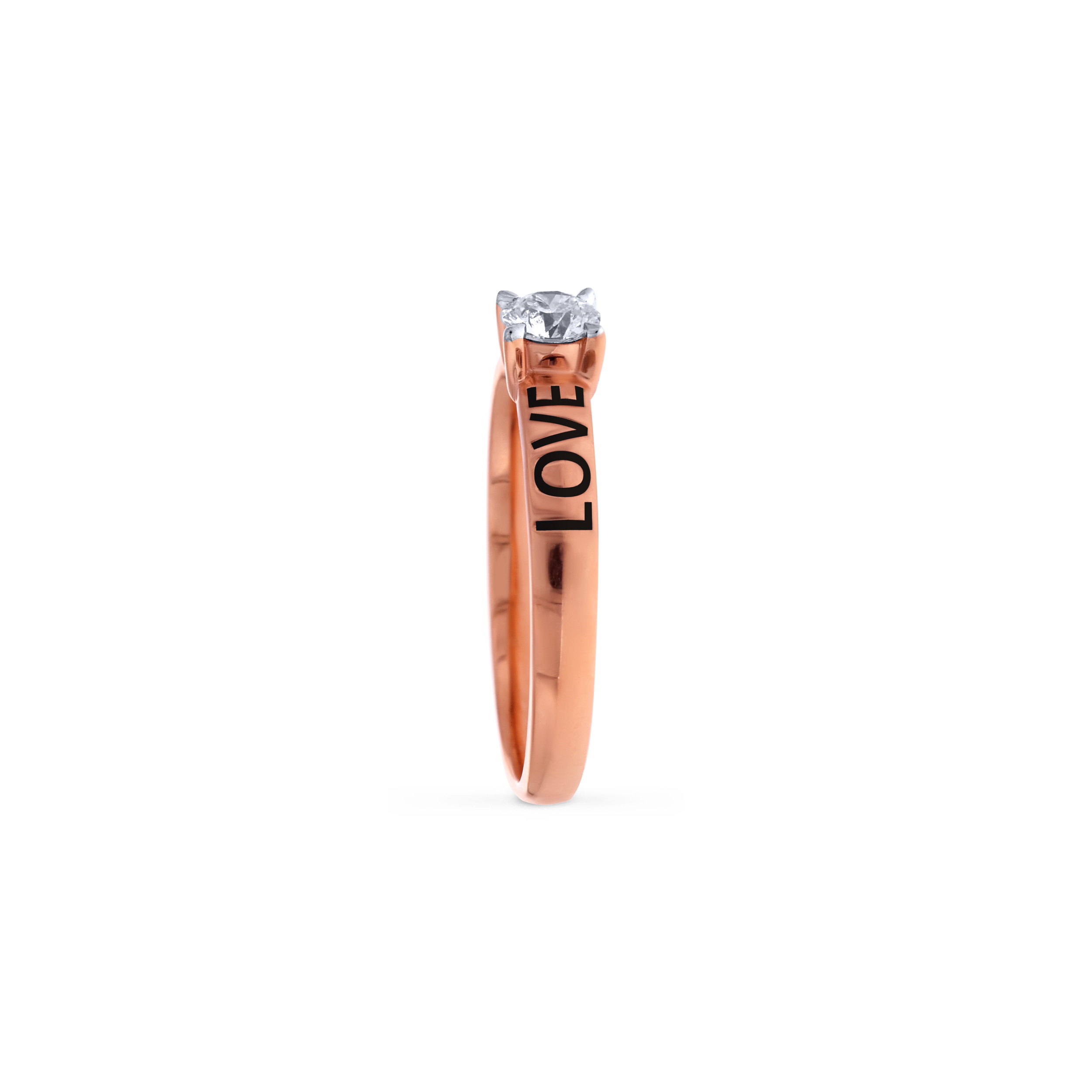 Sparkle of Love Solitaire Ring - Senco Gold and Diamonds