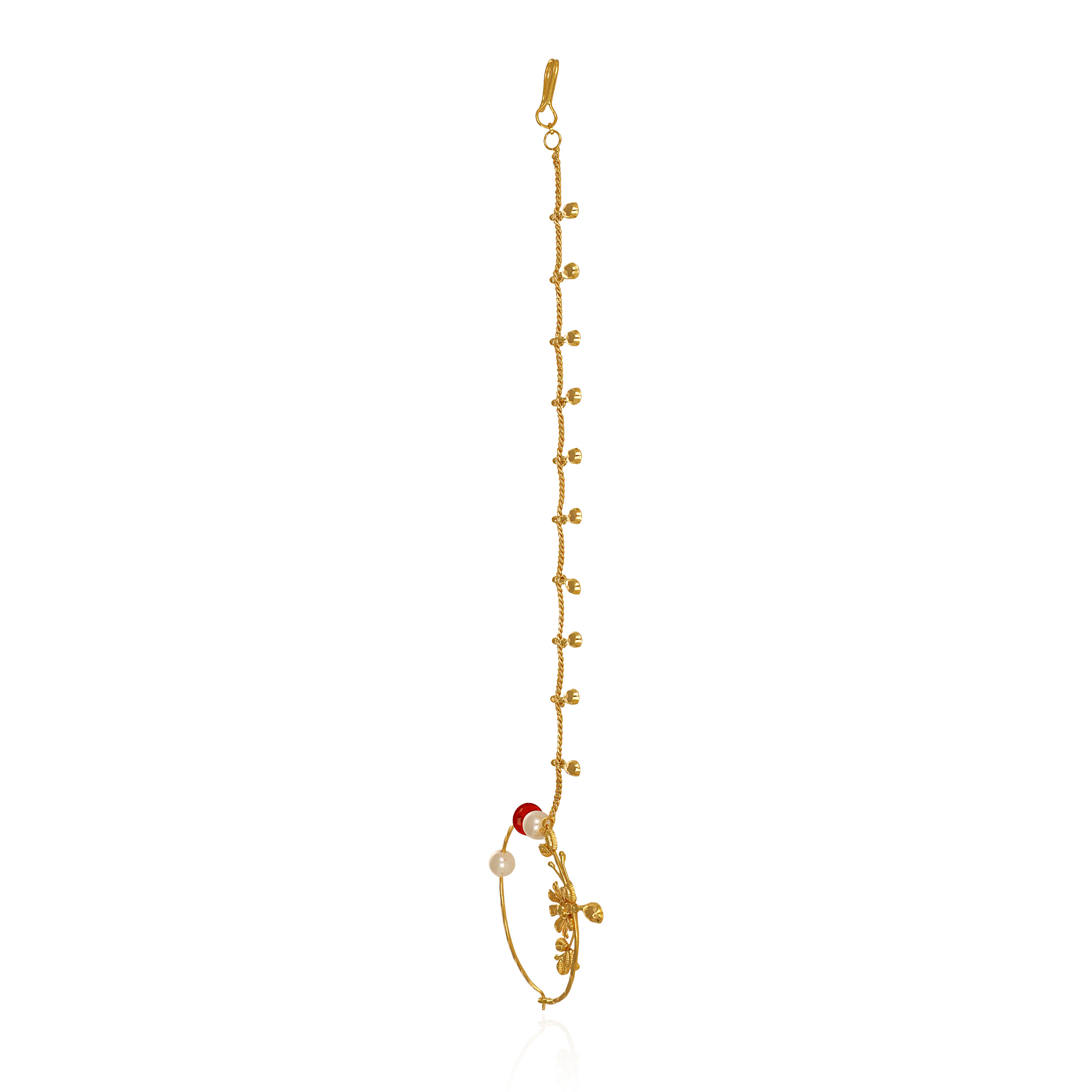 22K Yellow Gold Nath-GNT-D000753908 - Senco Gold and Diamonds