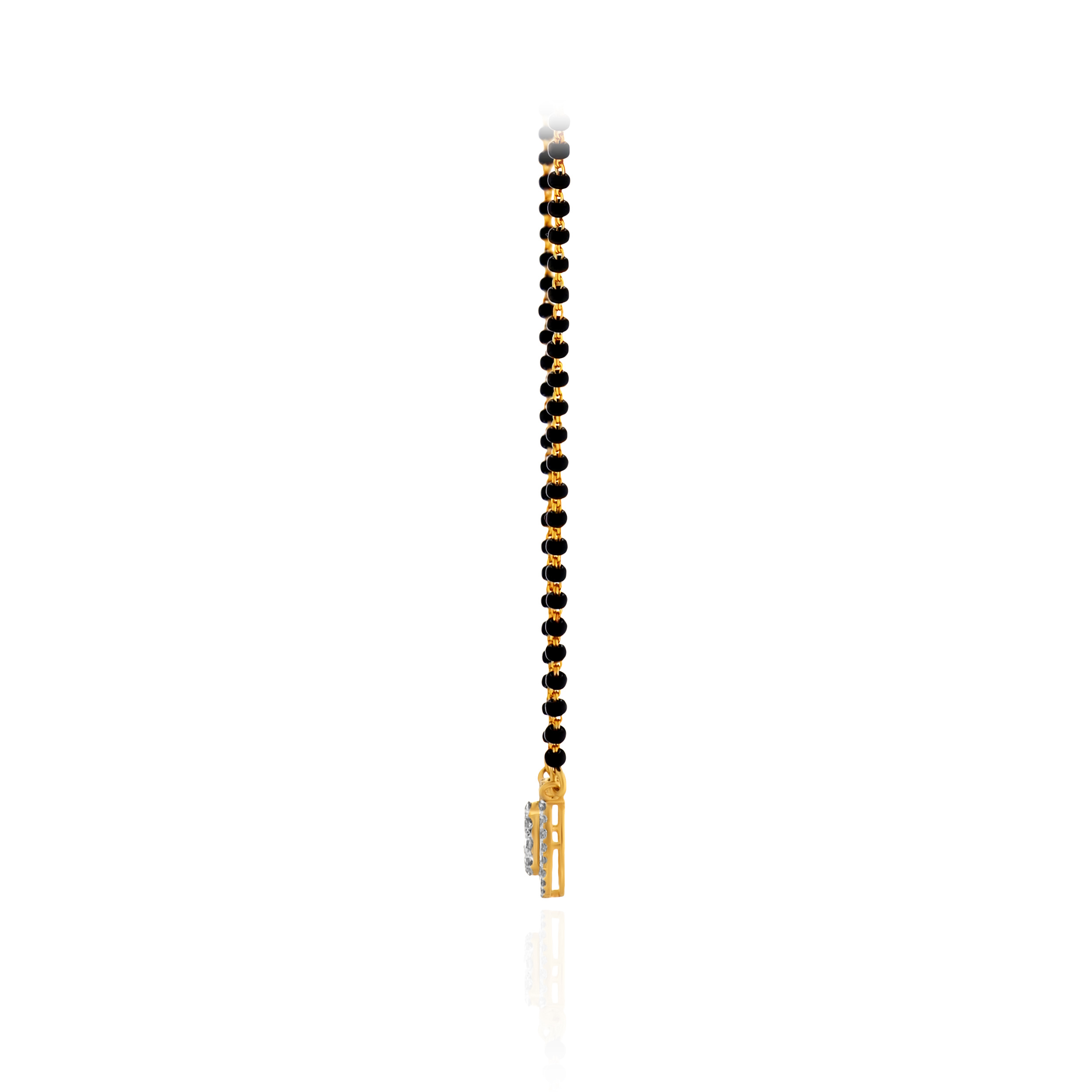 Eternal Embrace Diamond Mangalsutra Pendant - Senco Gold and Diamonds