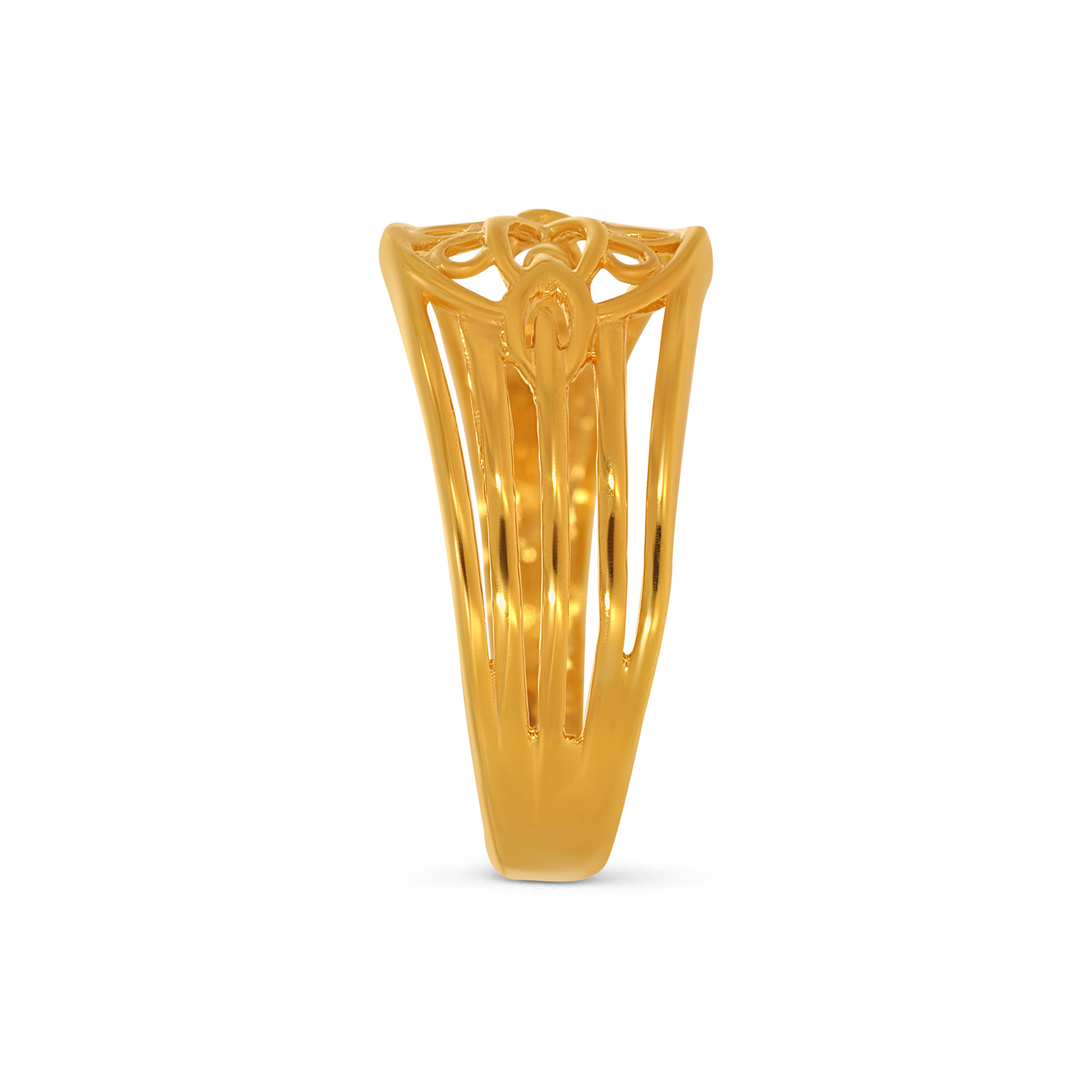 Aurelle Ornate Gold Ring - Senco Gold and Diamonds