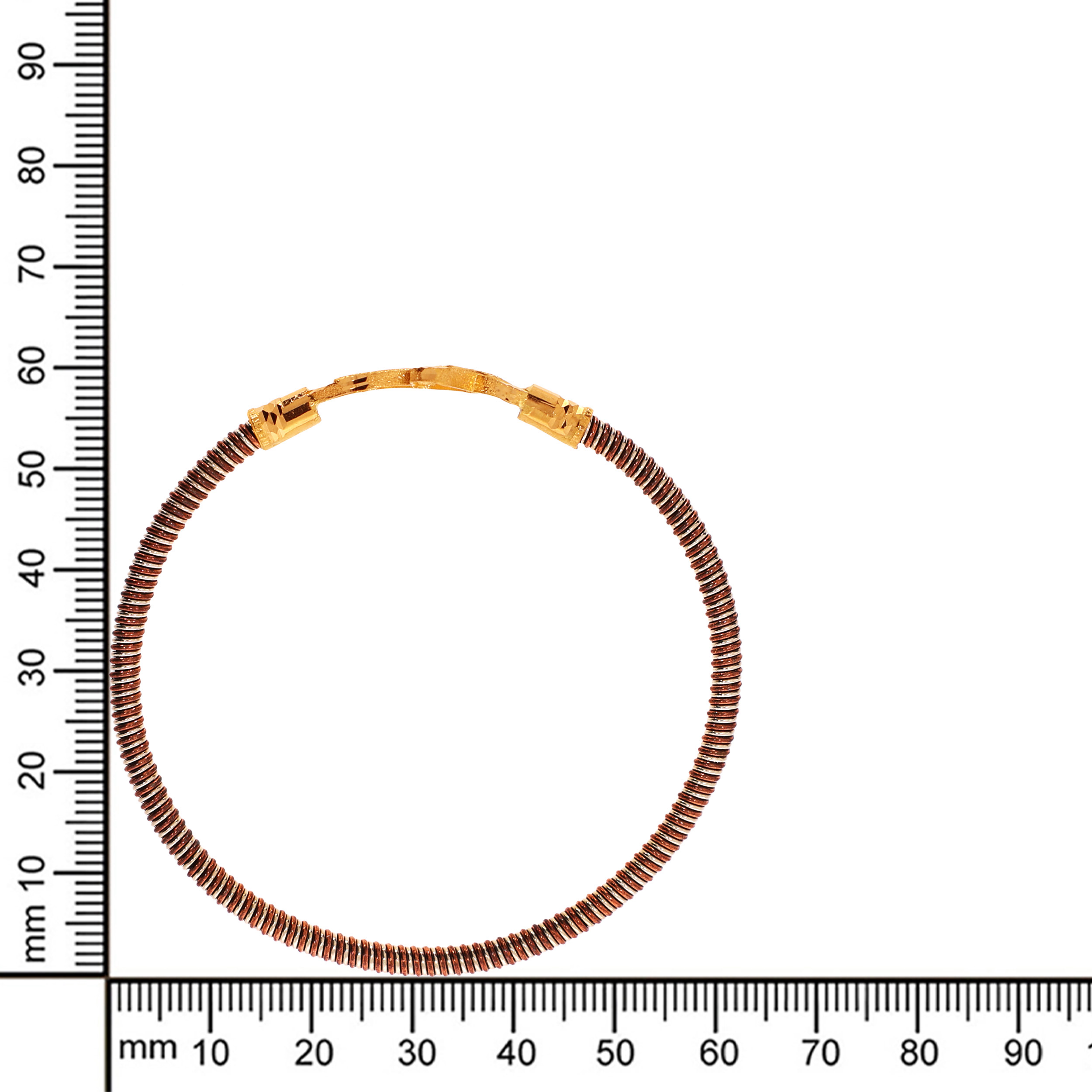 Refined Allure Gold Noa Mukh Bangle - Senco Gold and Diamonds