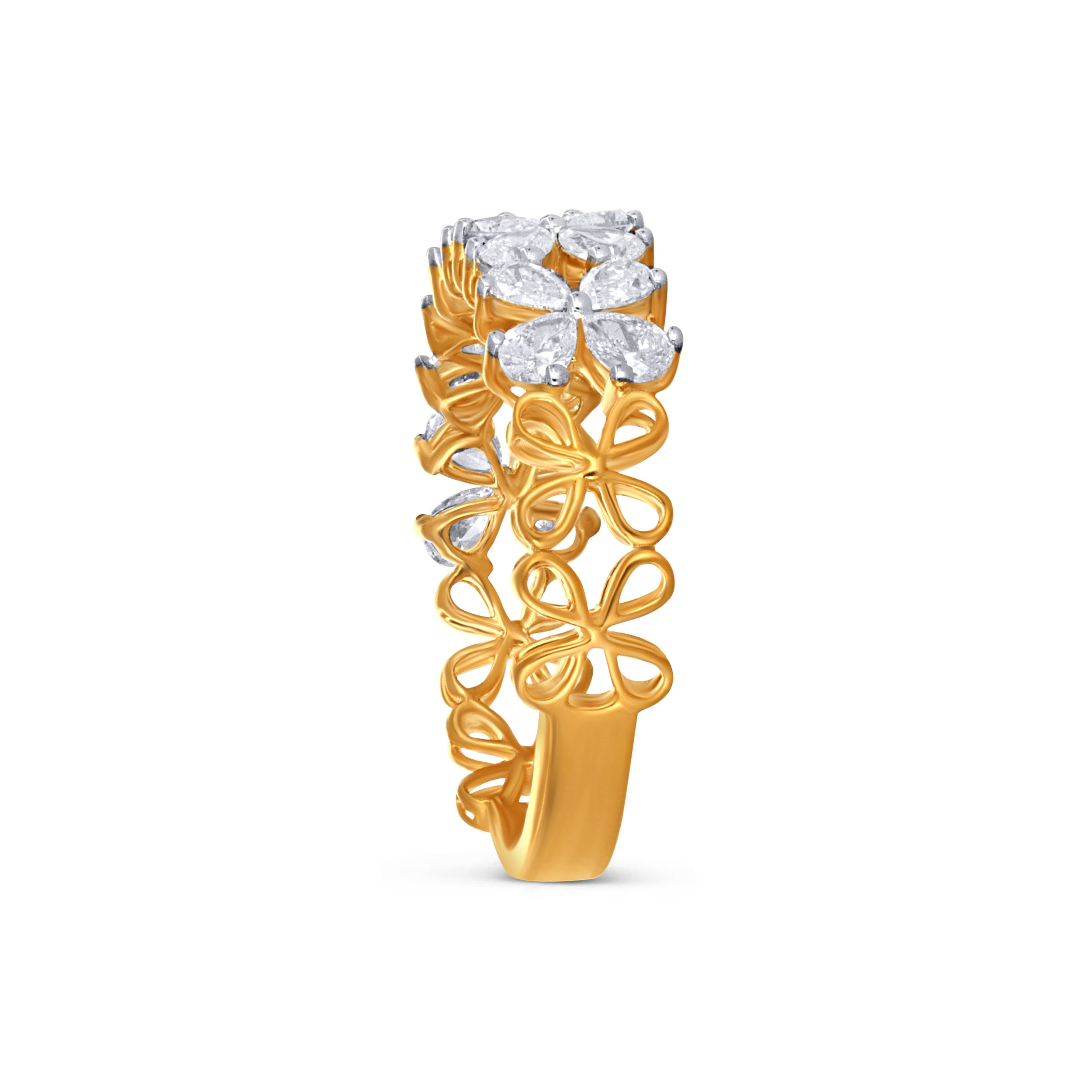 Rosalyn Petal Diamond Ring - Senco Gold and Diamonds