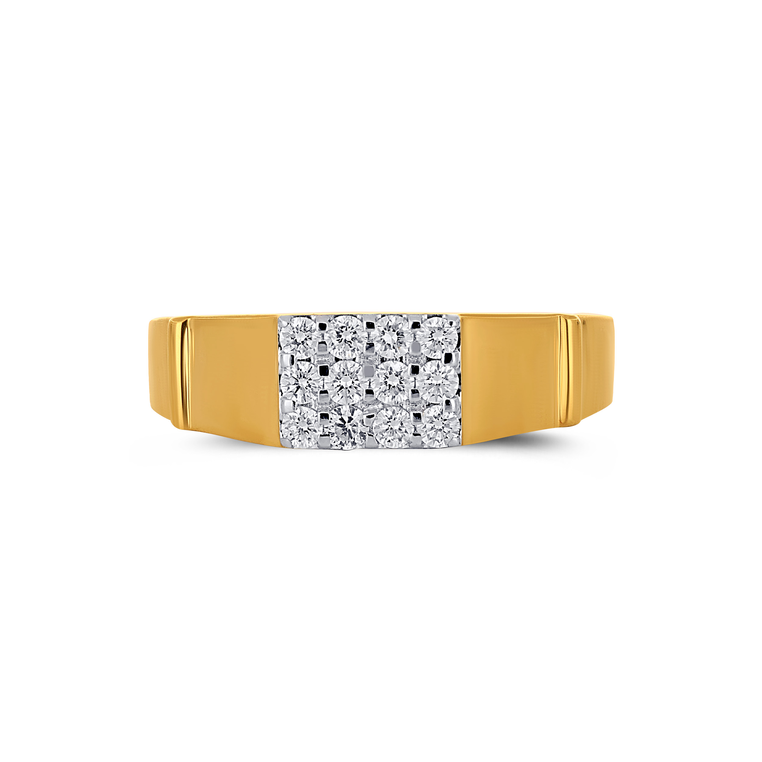 Elite Square Men’s Diamond Ring - Senco Gold and Diamonds