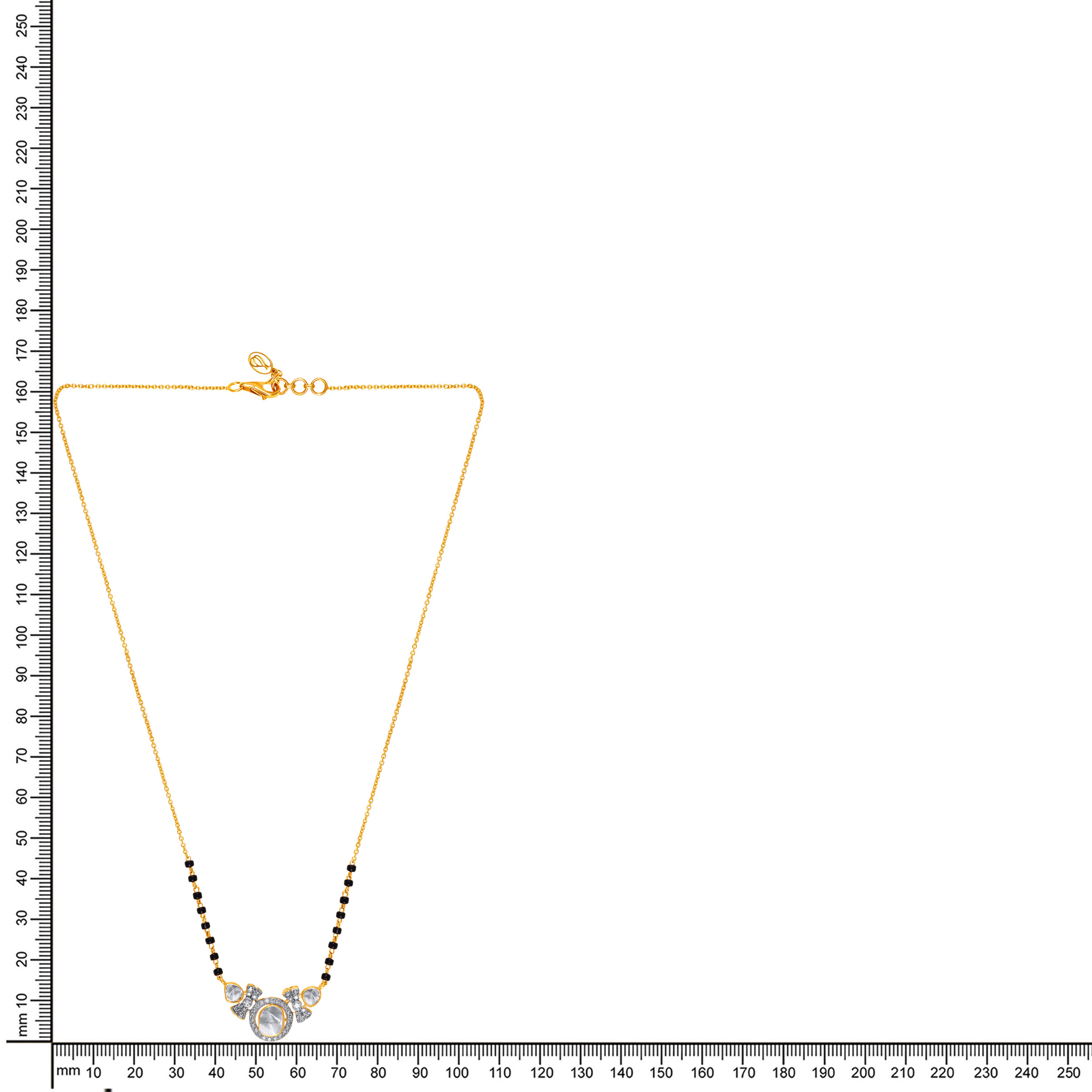 Shimmering Harmony Diamond Mangalsutra - Senco Gold and Diamonds