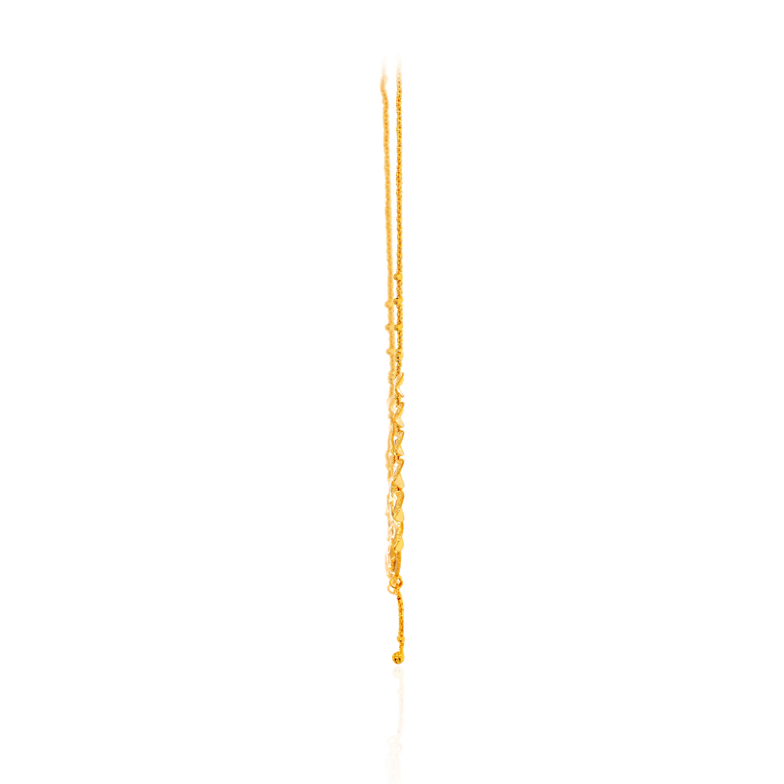 22K Yellow Gold Sleek Necklace-GN-D000709907 - Senco Gold and Diamonds