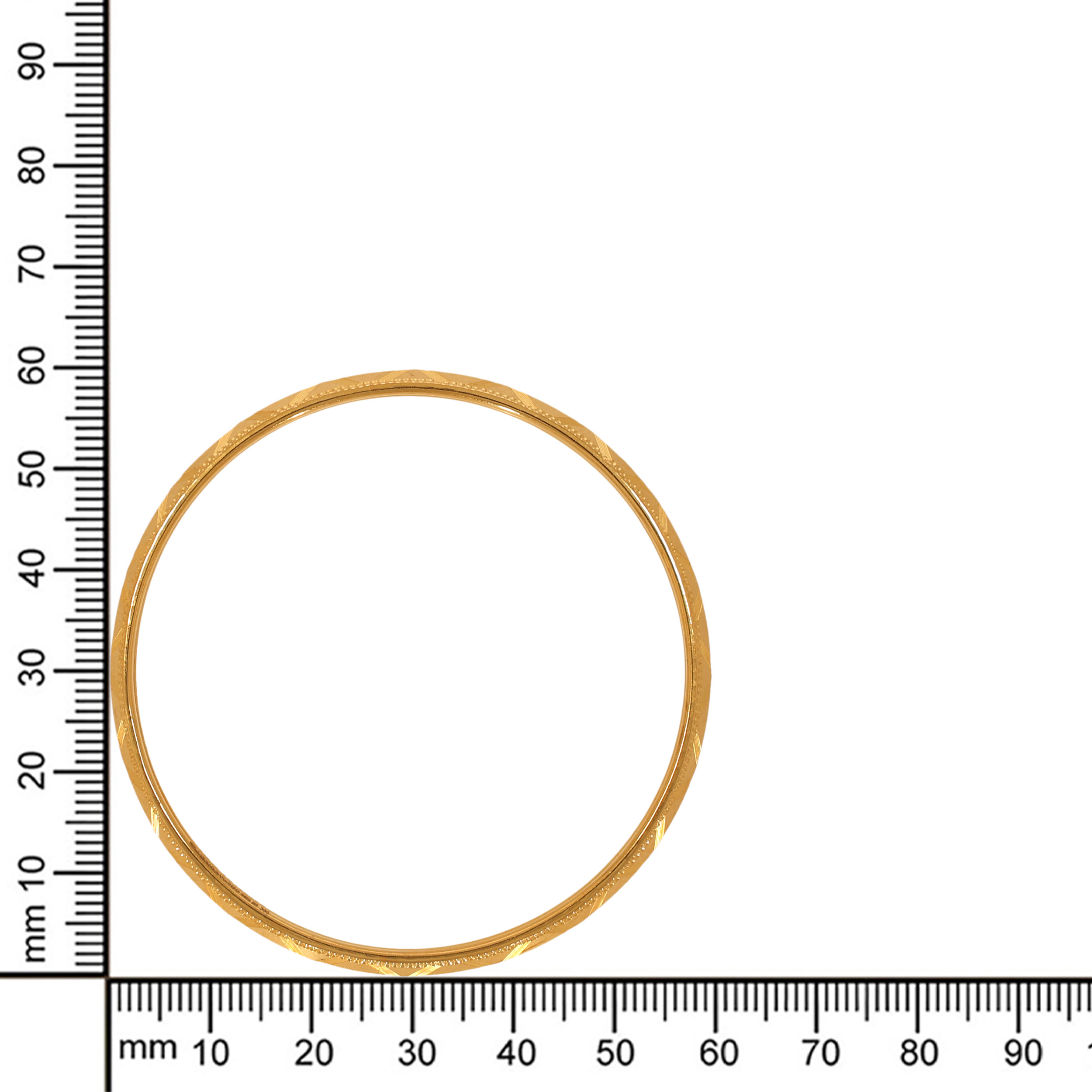 Chic Glow Gold Bangle - Senco Gold and Diamonds