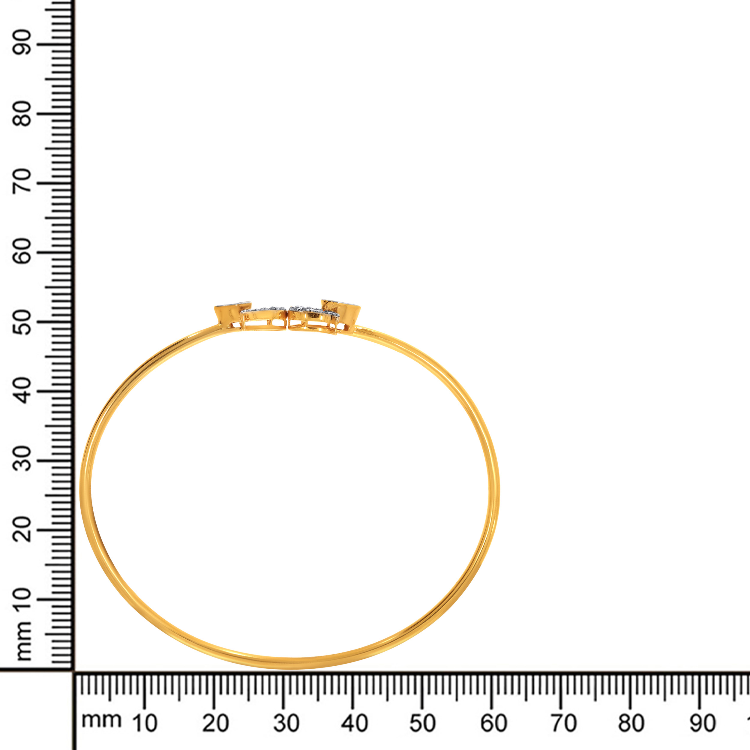 Sleek Treasure Polki Diamond Bracelet - Senco Gold and Diamonds