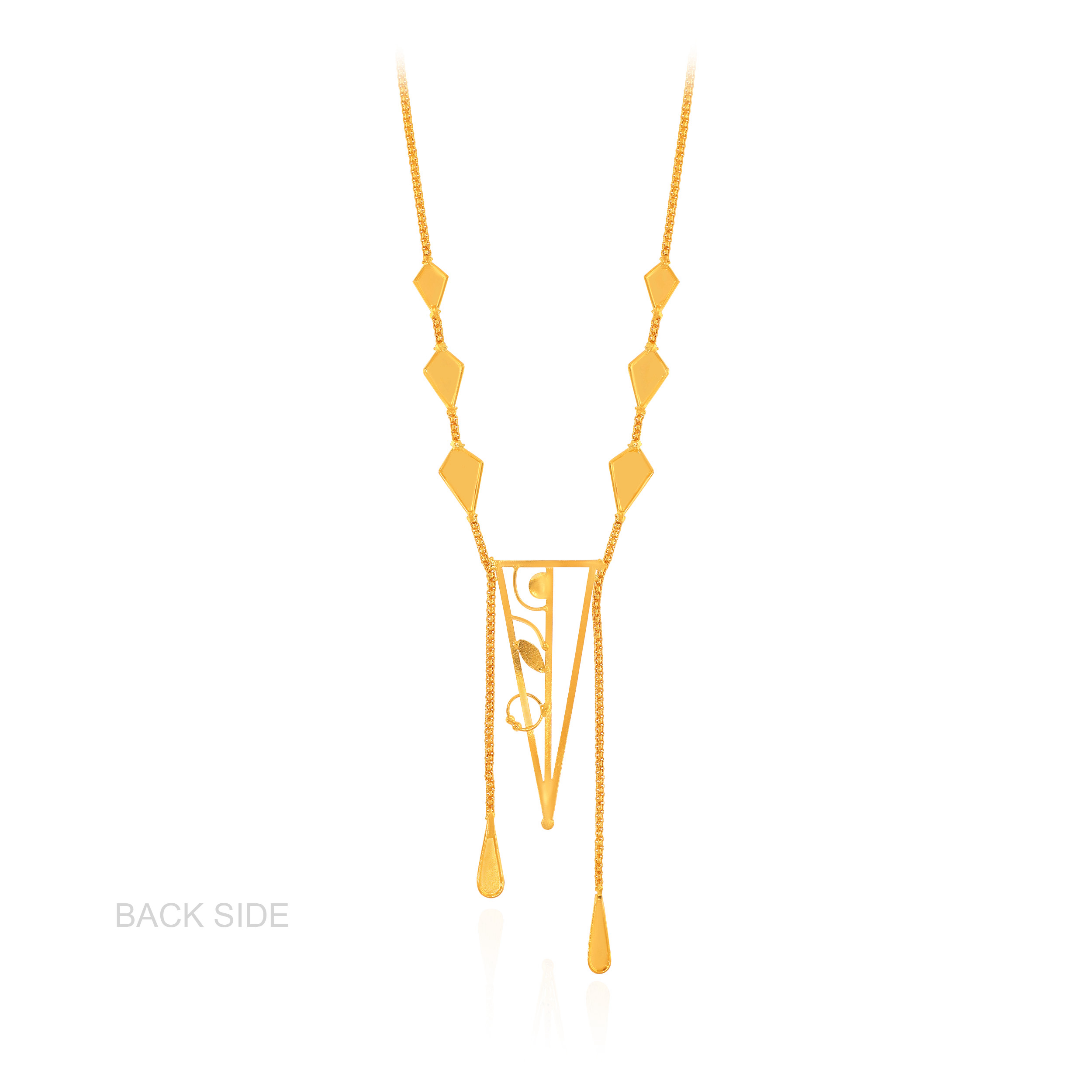 22K Yellow Gold Necklace-GN-D000782715 - Senco Gold and Diamonds