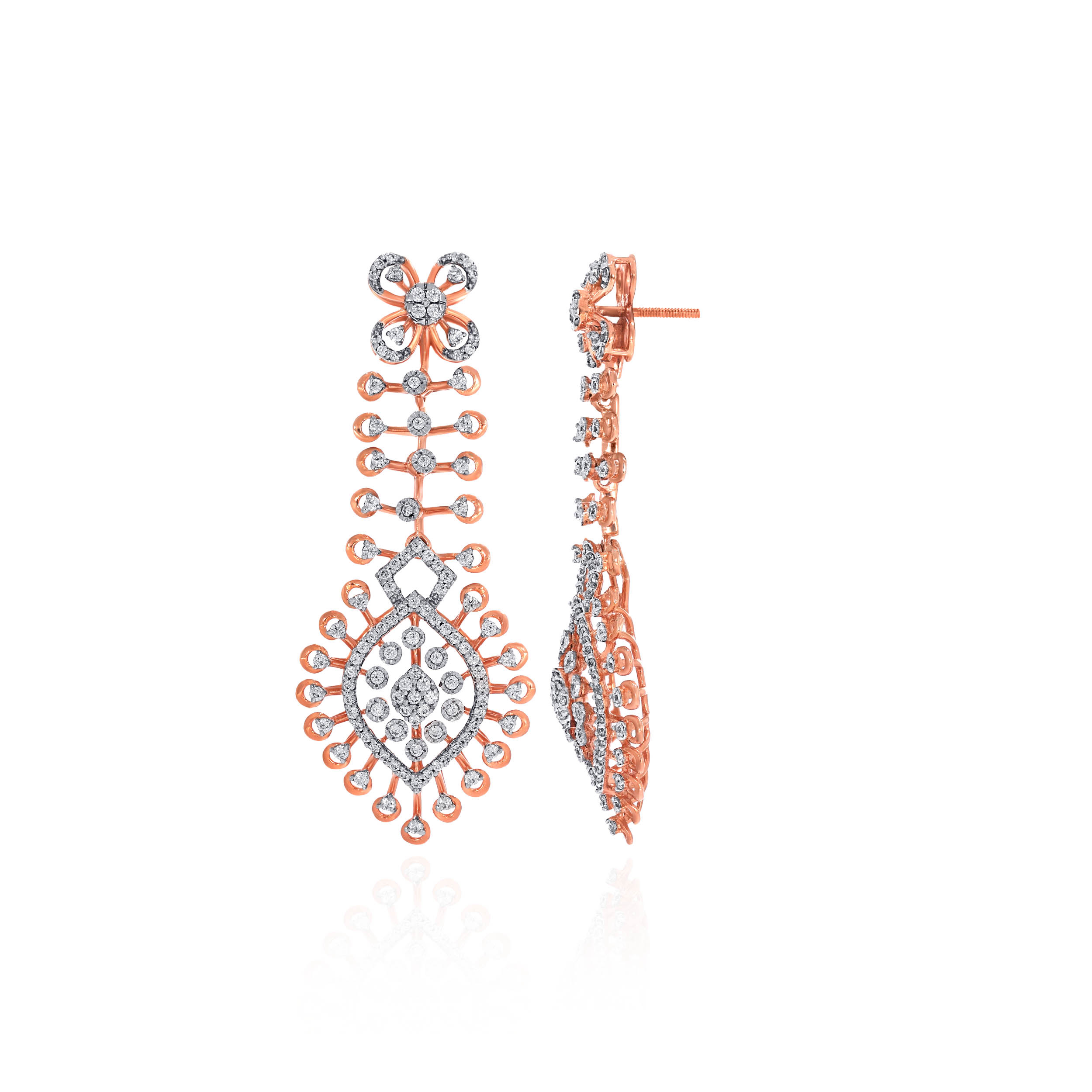 Symphony of Starlight Diamond Earrings - Senco Gold and Diamonds