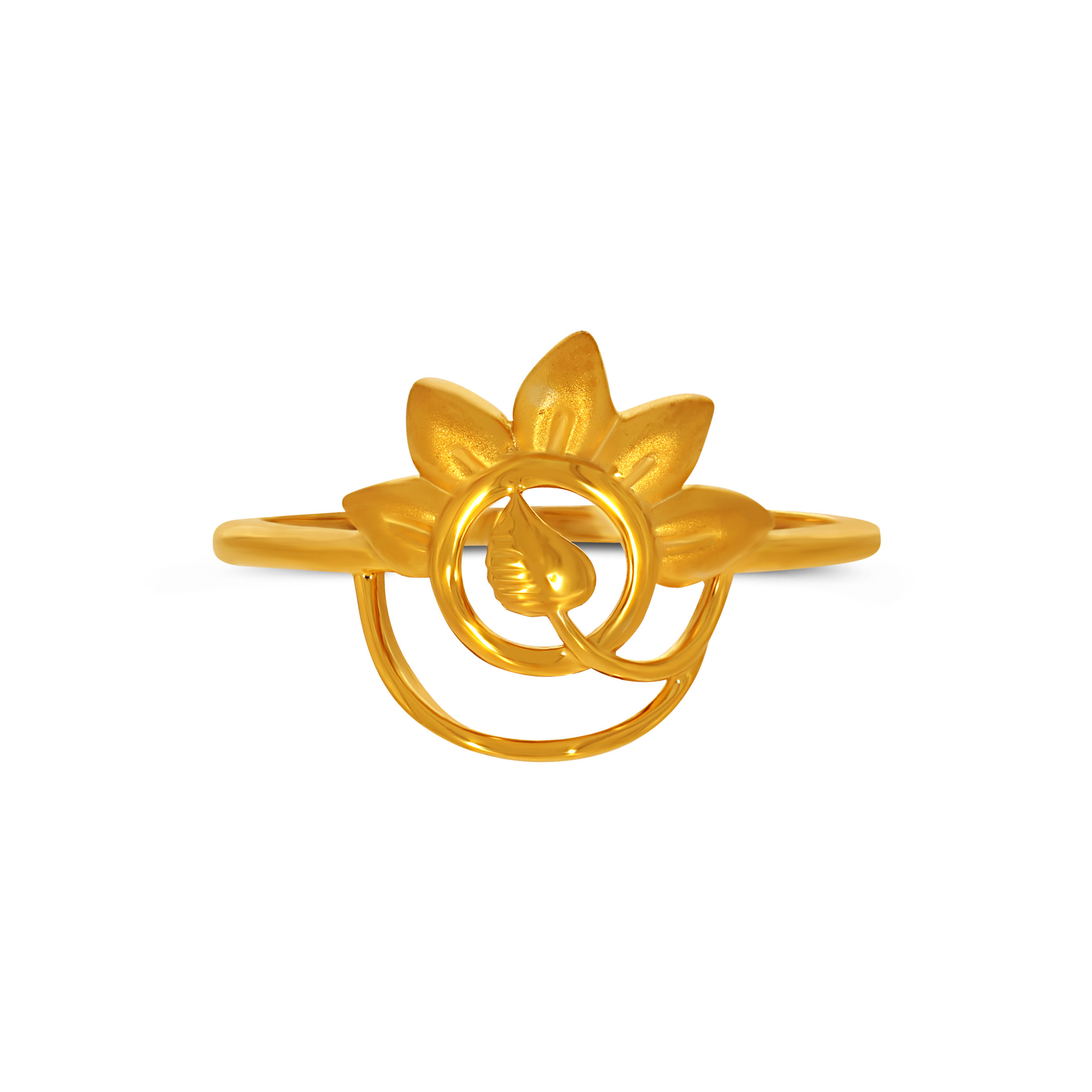 Ornate Botanical Gold Ring - Senco Gold and Diamonds