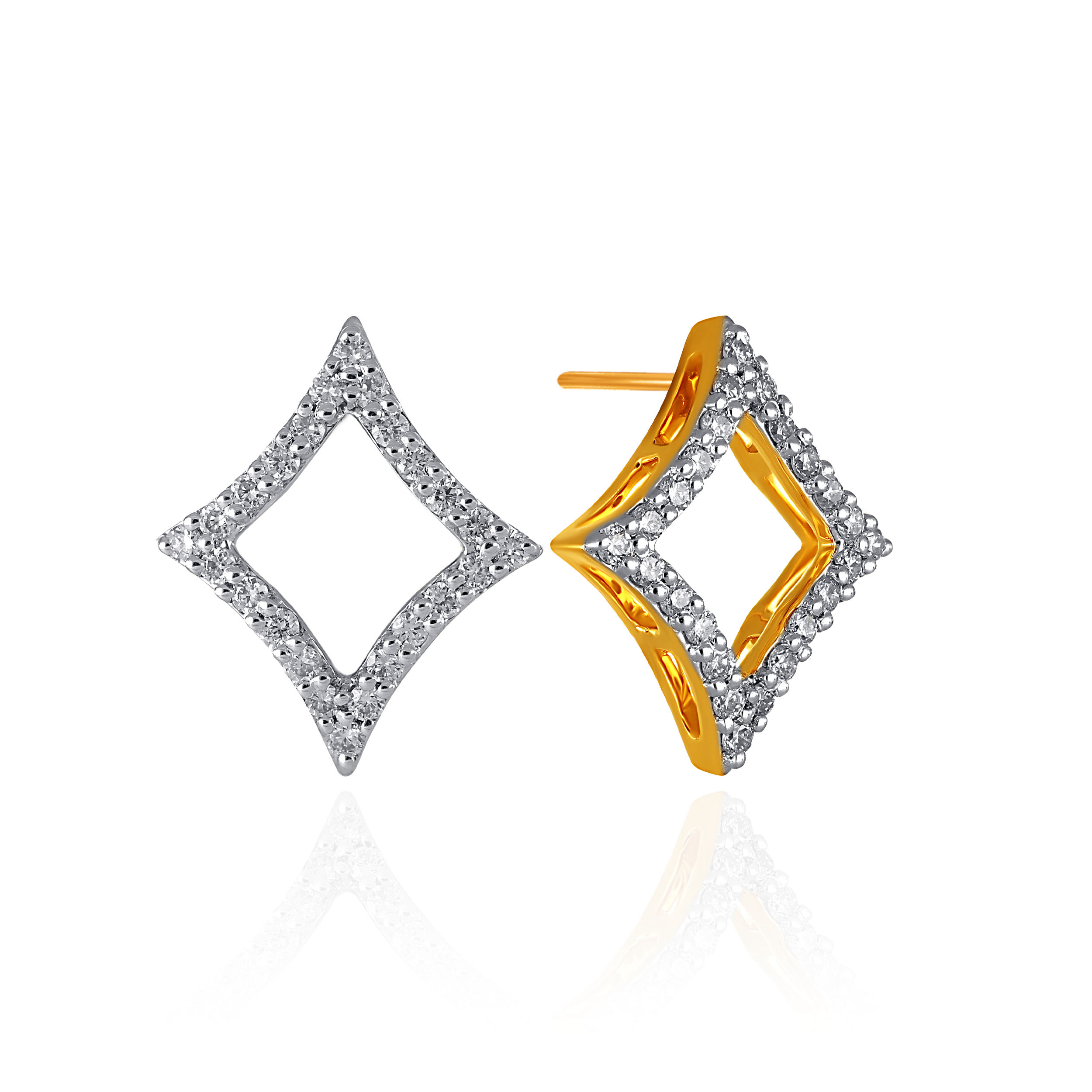 Kite Gleam Diamond Studs - Senco Gold and Diamonds