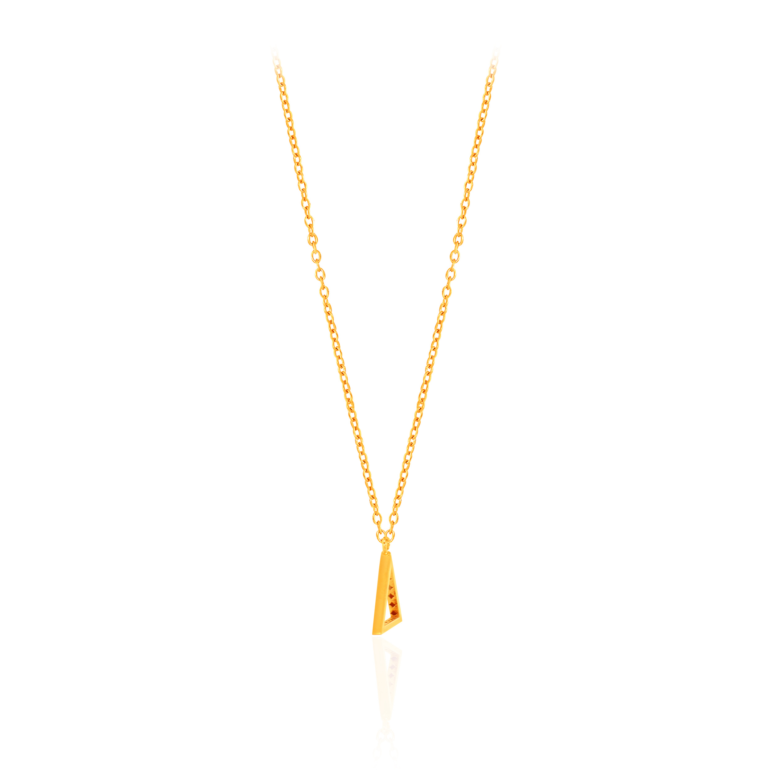 18K Yellow Gold Chain Pendant-GPN-D000775703 - Senco Gold and Diamonds