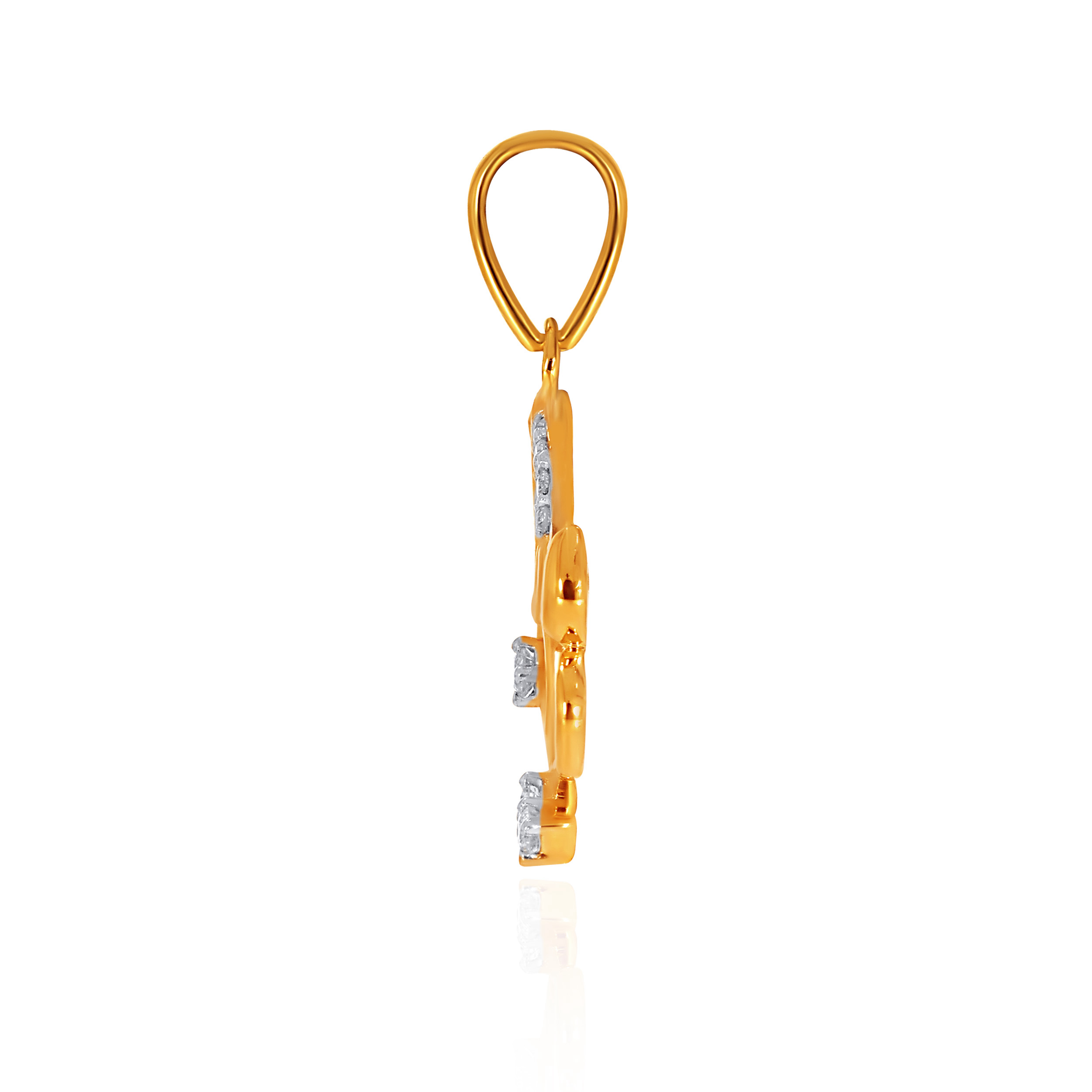 Tranquil Glow Vinayaka Diamond Pendant - Senco Gold and Diamonds