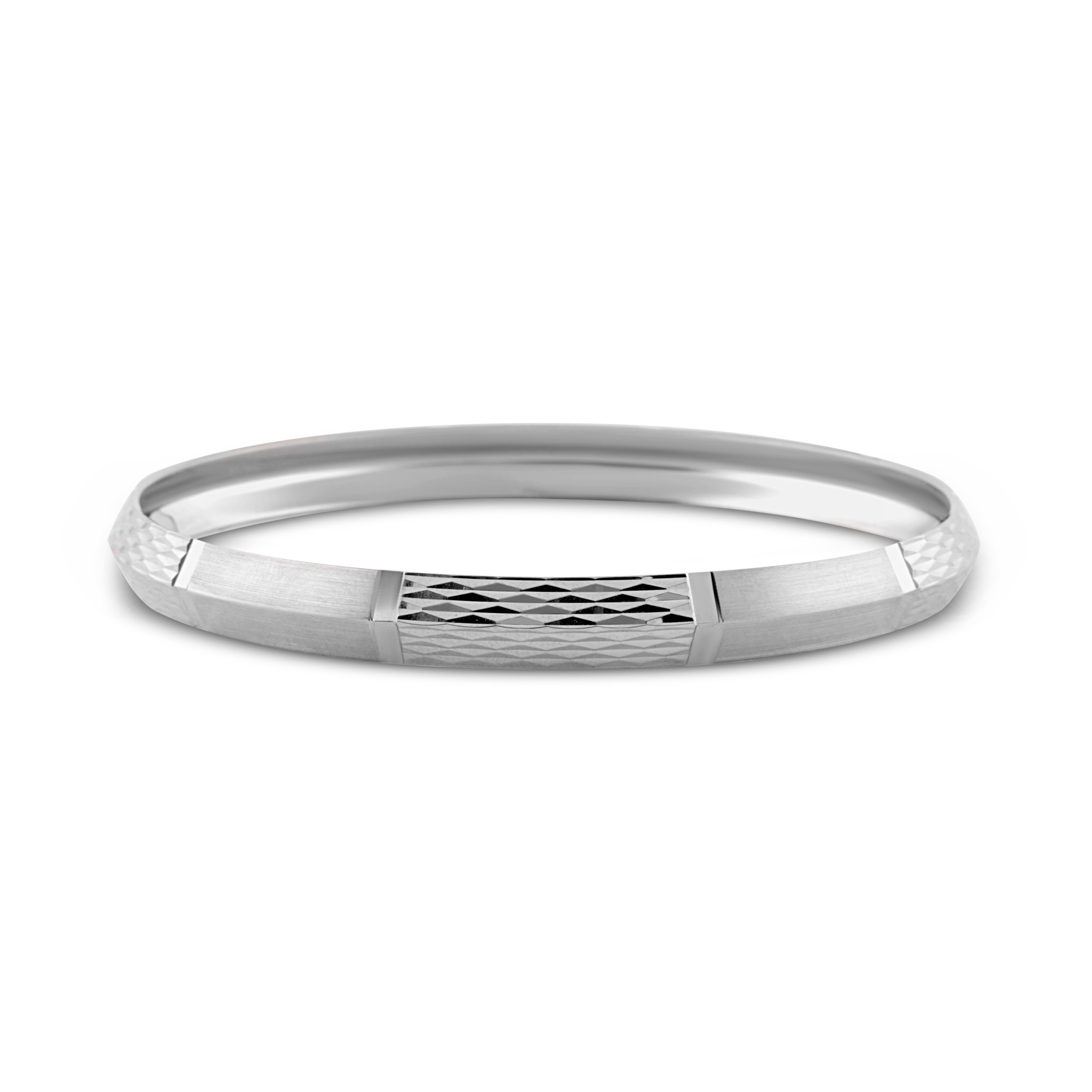 Sterling Edge Men's Platinum Kada - Senco Gold and Diamonds