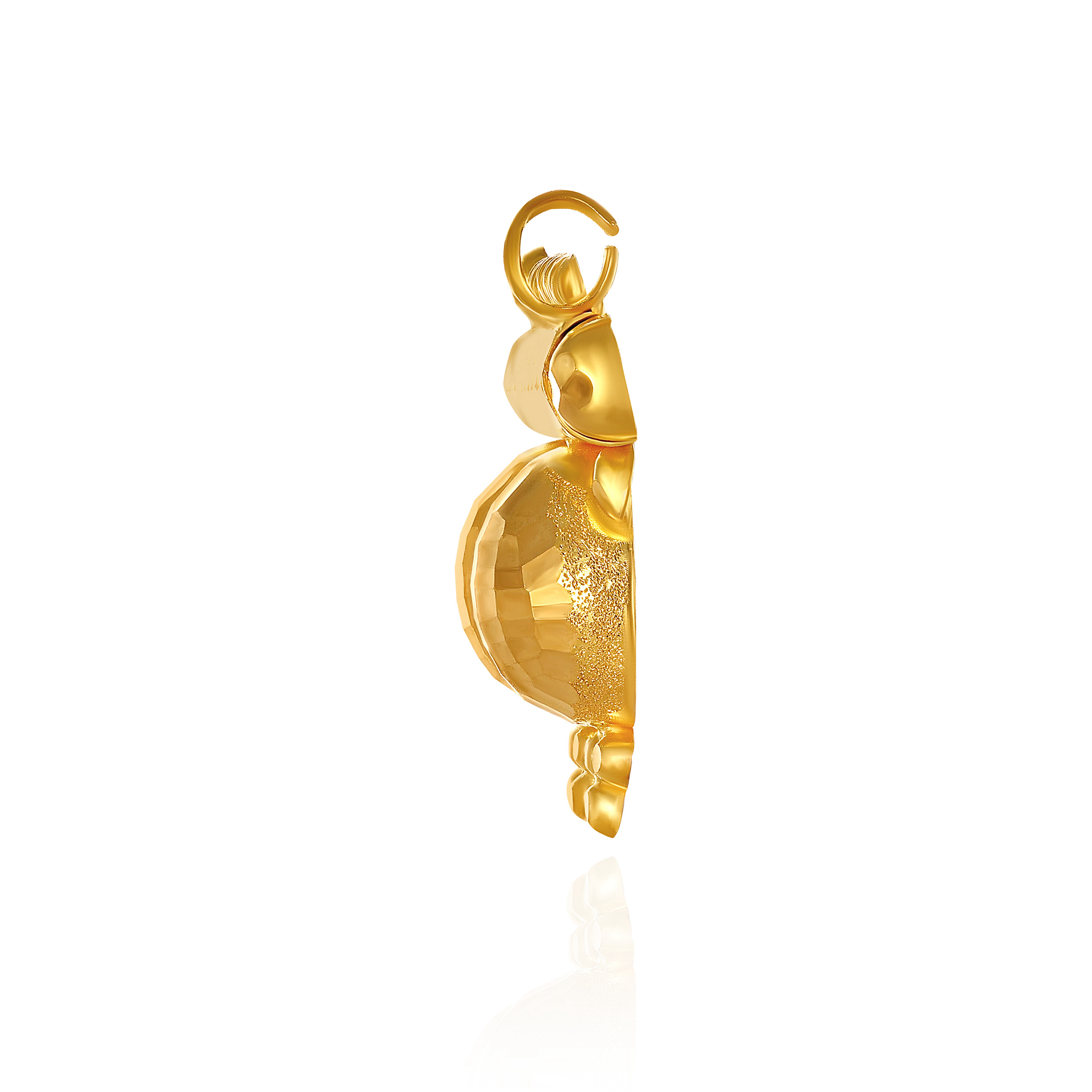 Triple Bead Gold Pendant - Senco Gold and Diamonds