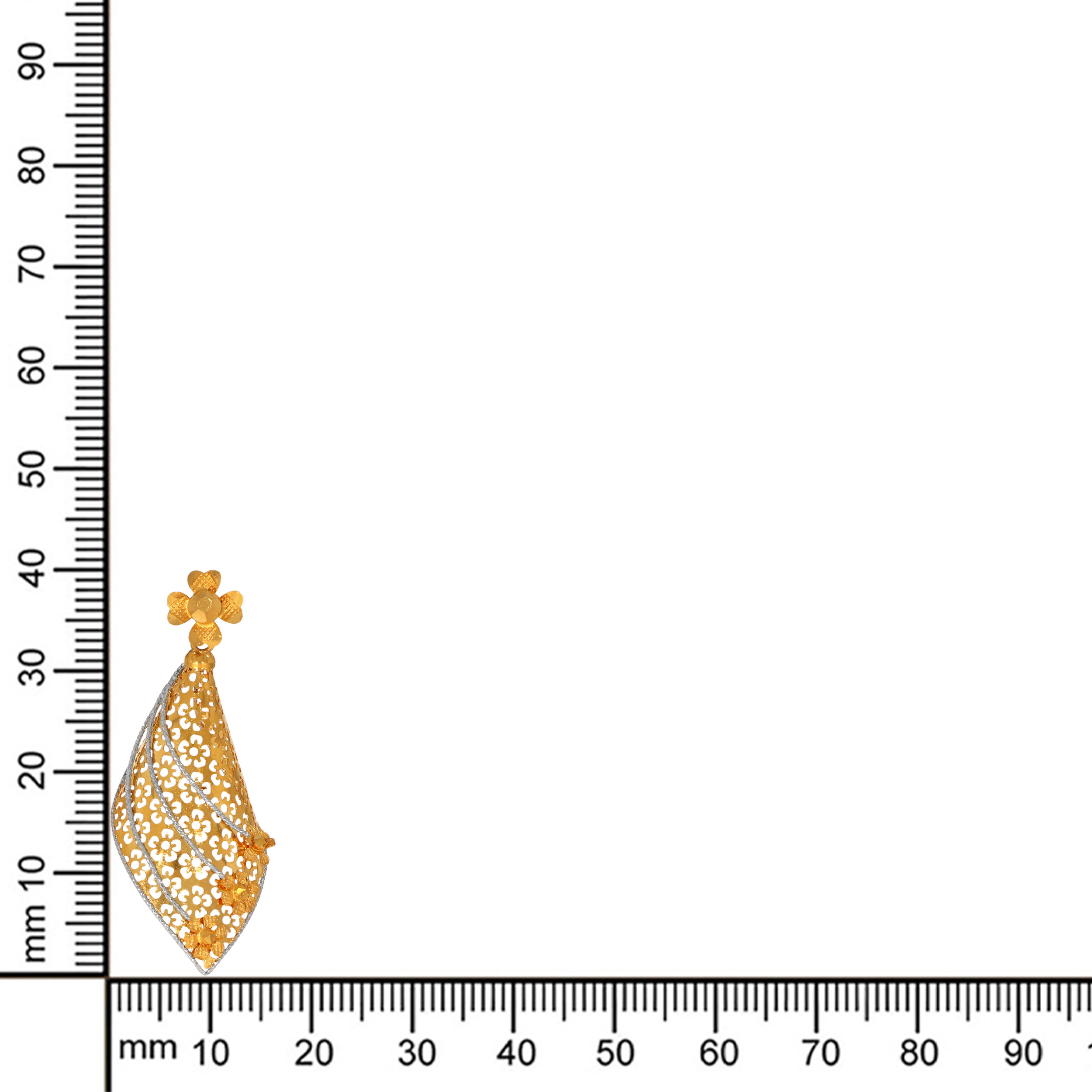 Auric Bloom Gold Earrings - Senco Gold and Diamonds