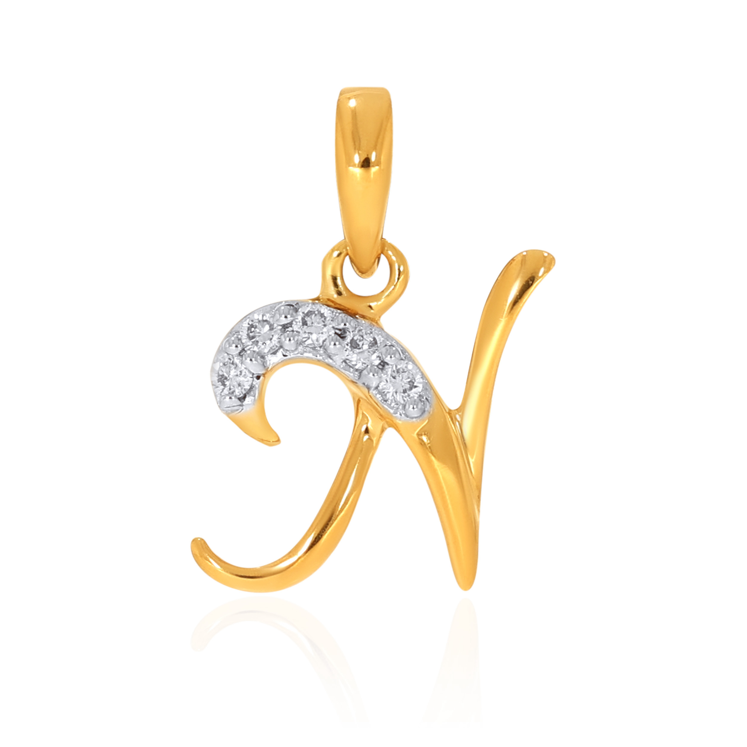 Versatile N Charm Diamond Pendant - Senco Gold and Diamonds